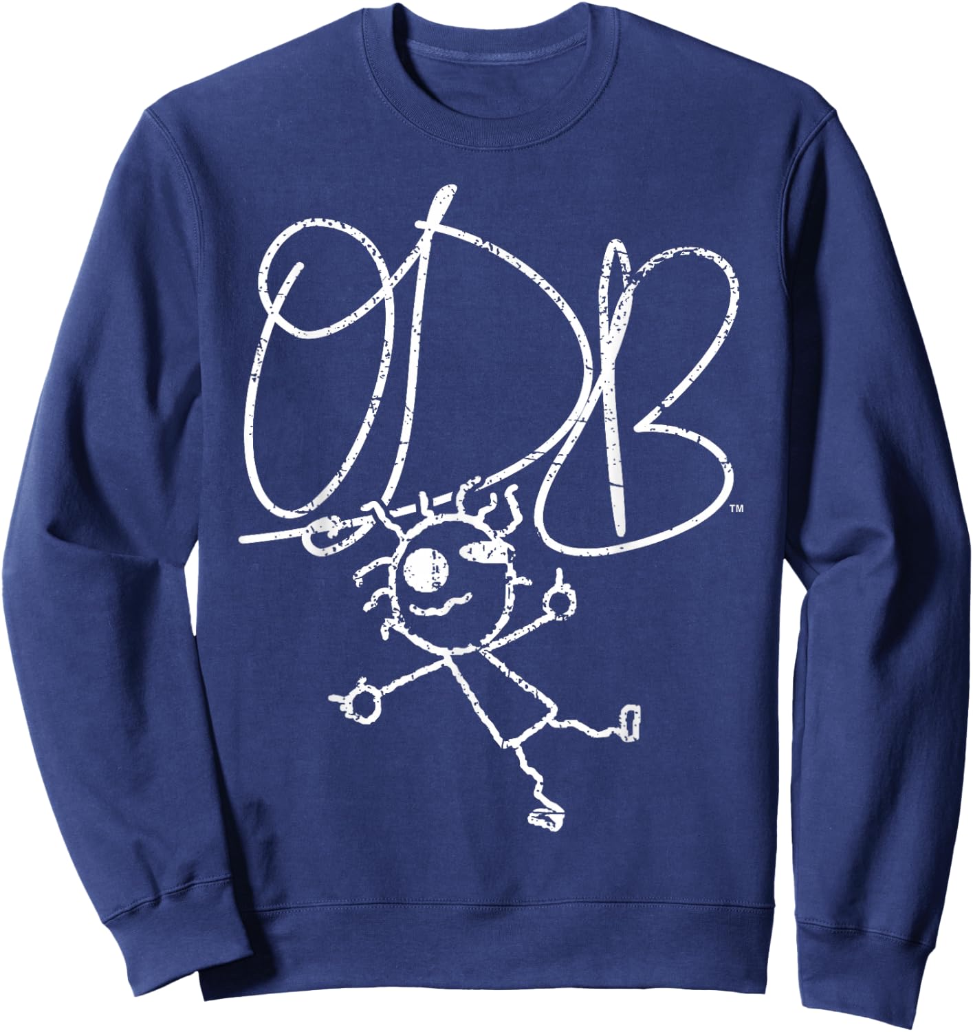 ODB Ol Dirty Ba--ard Sketch Graffiti Hip Hop 90s Gangsta Rap , Black, S Sweatshirt - Sweatshirt | Navy
