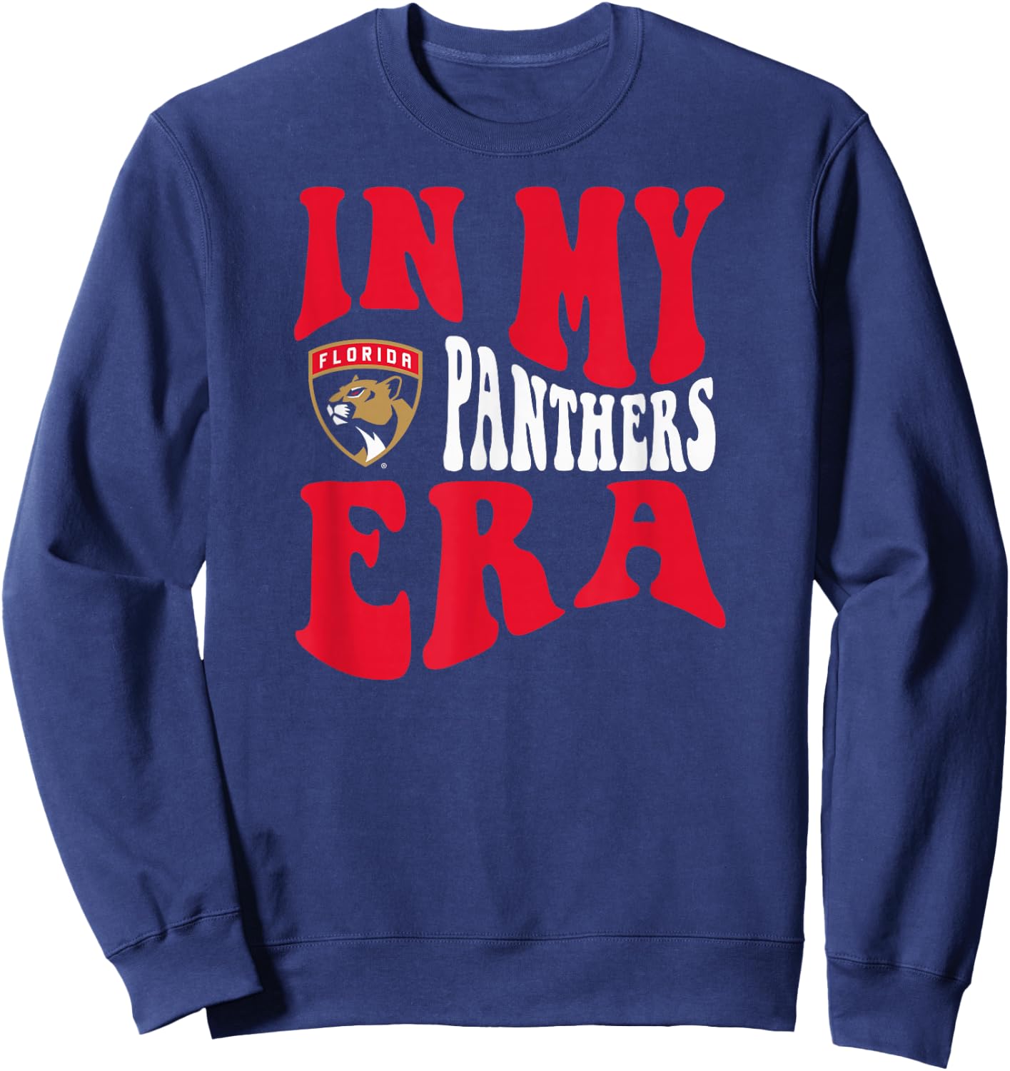 Florida Panthers Era Navy Officially Licensed Sweatshirt - Sweatshirt | Navy