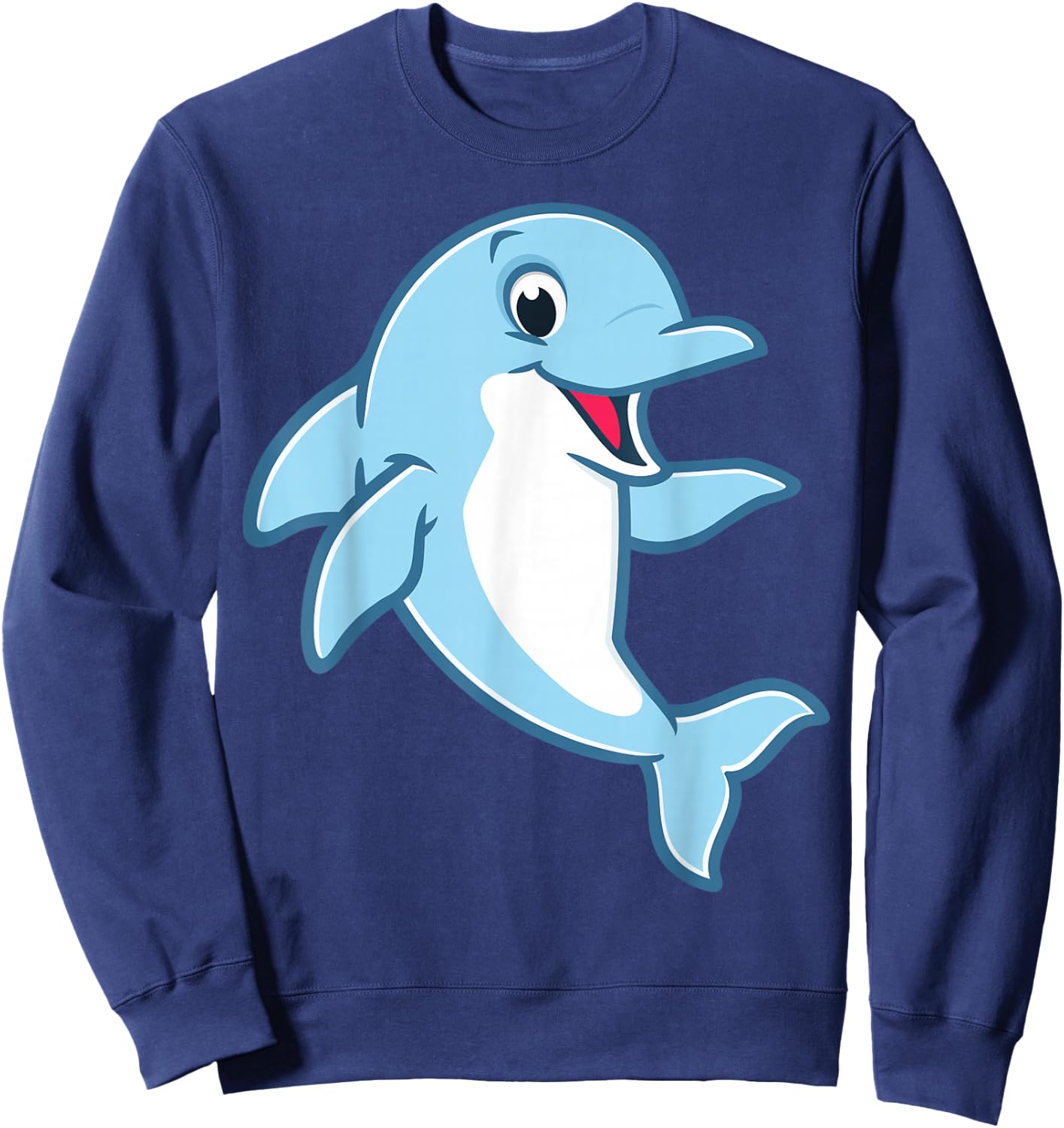 Cute Dolphin Sweatshirt - Sweatshirt | Navy