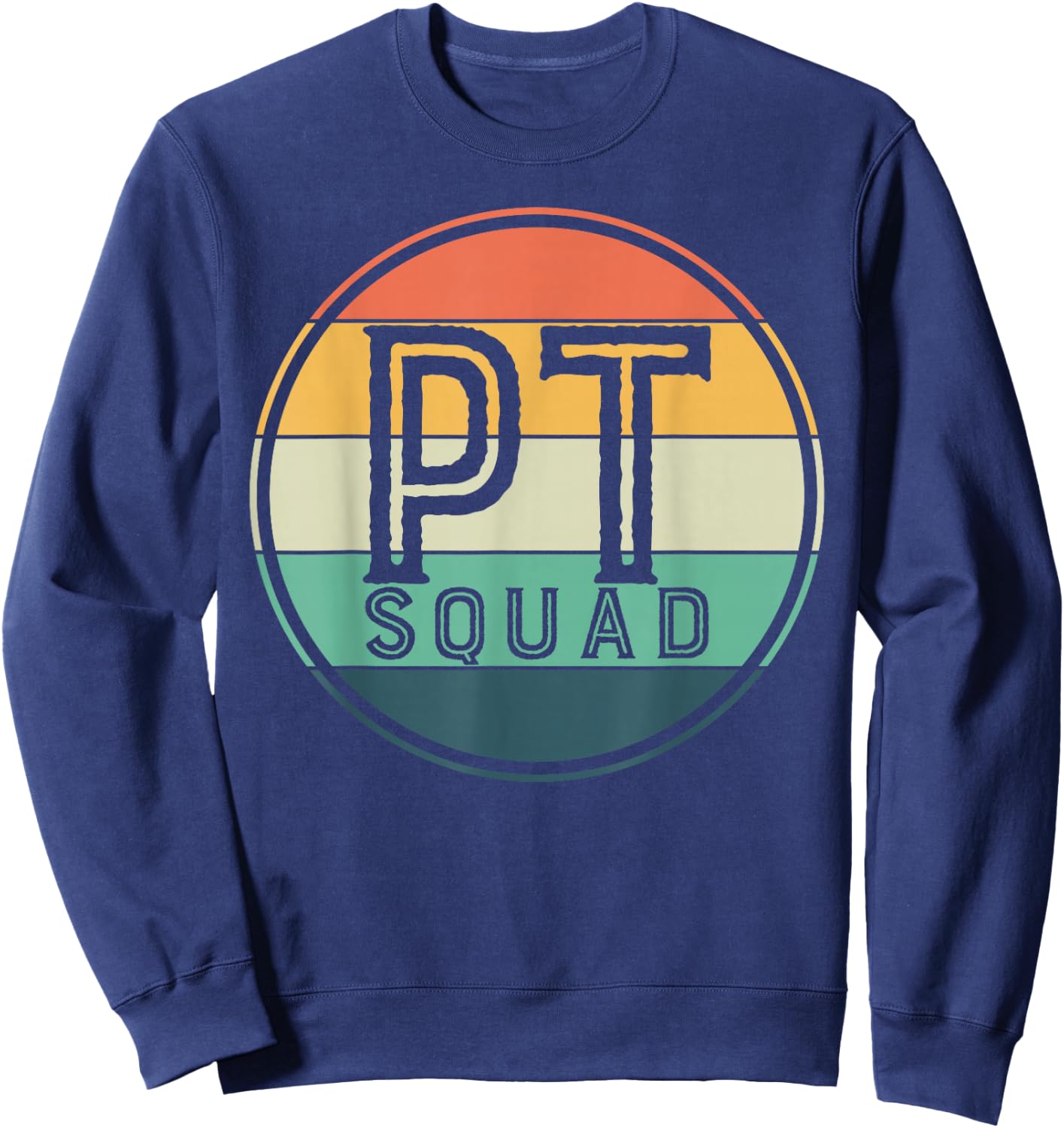 Physiotherapy Crew Retro Physiotherapist Sweatshirt - Sweatshirt | Navy