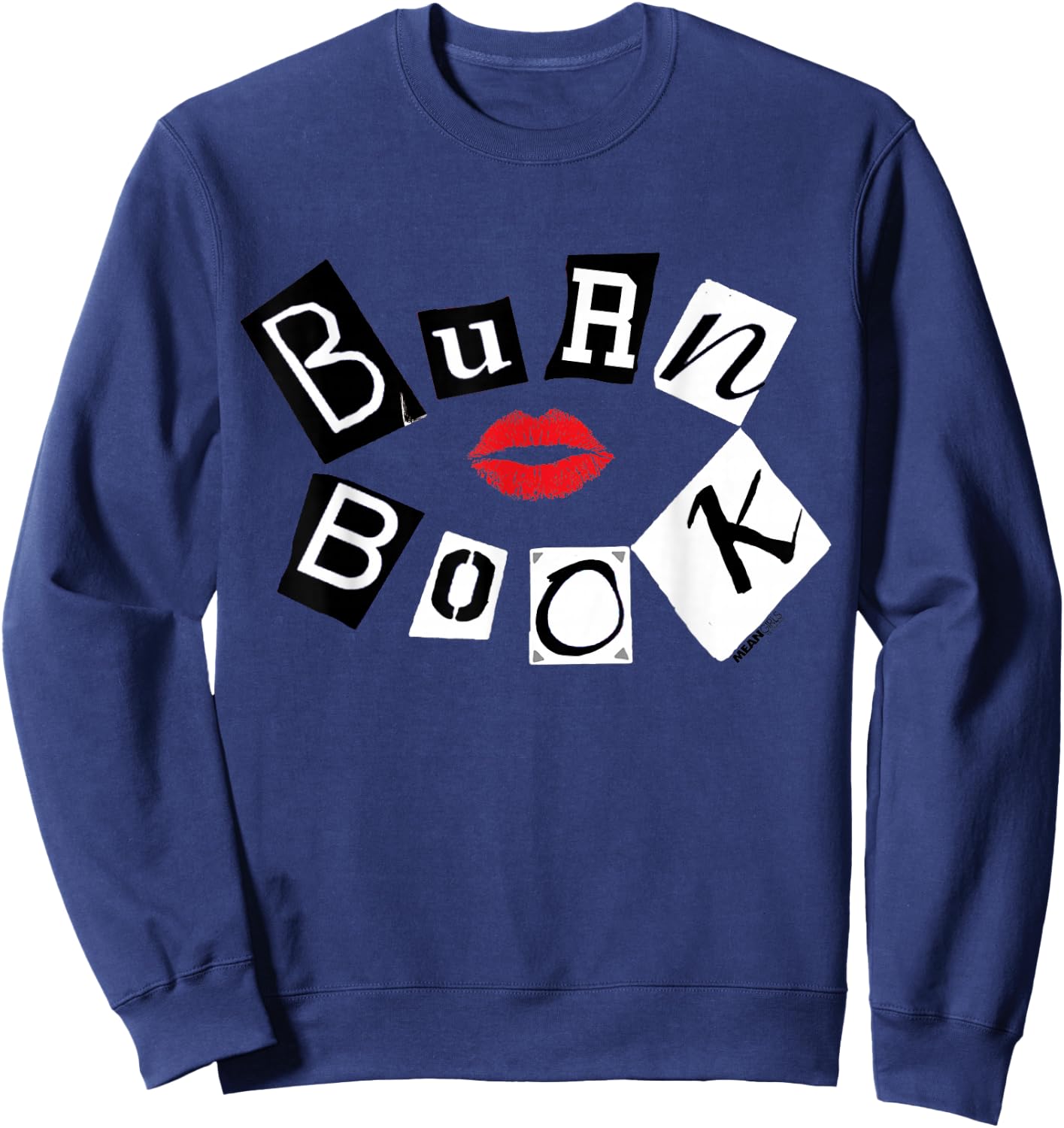 Mean Girls - The Burn Book Sweatshirt - Sweatshirt | Navy