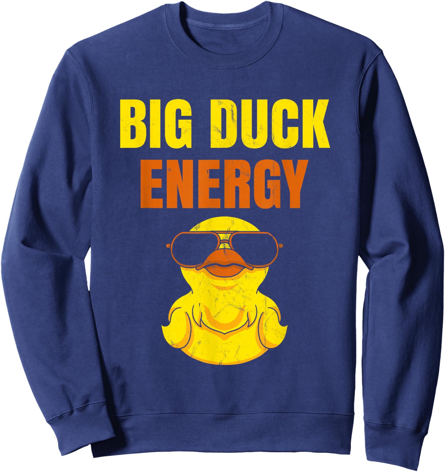 Duck Lover Youth Quack Ducky Duckie Rubber Ducks Meme Sweatshirt - Sweatshirt | Navy