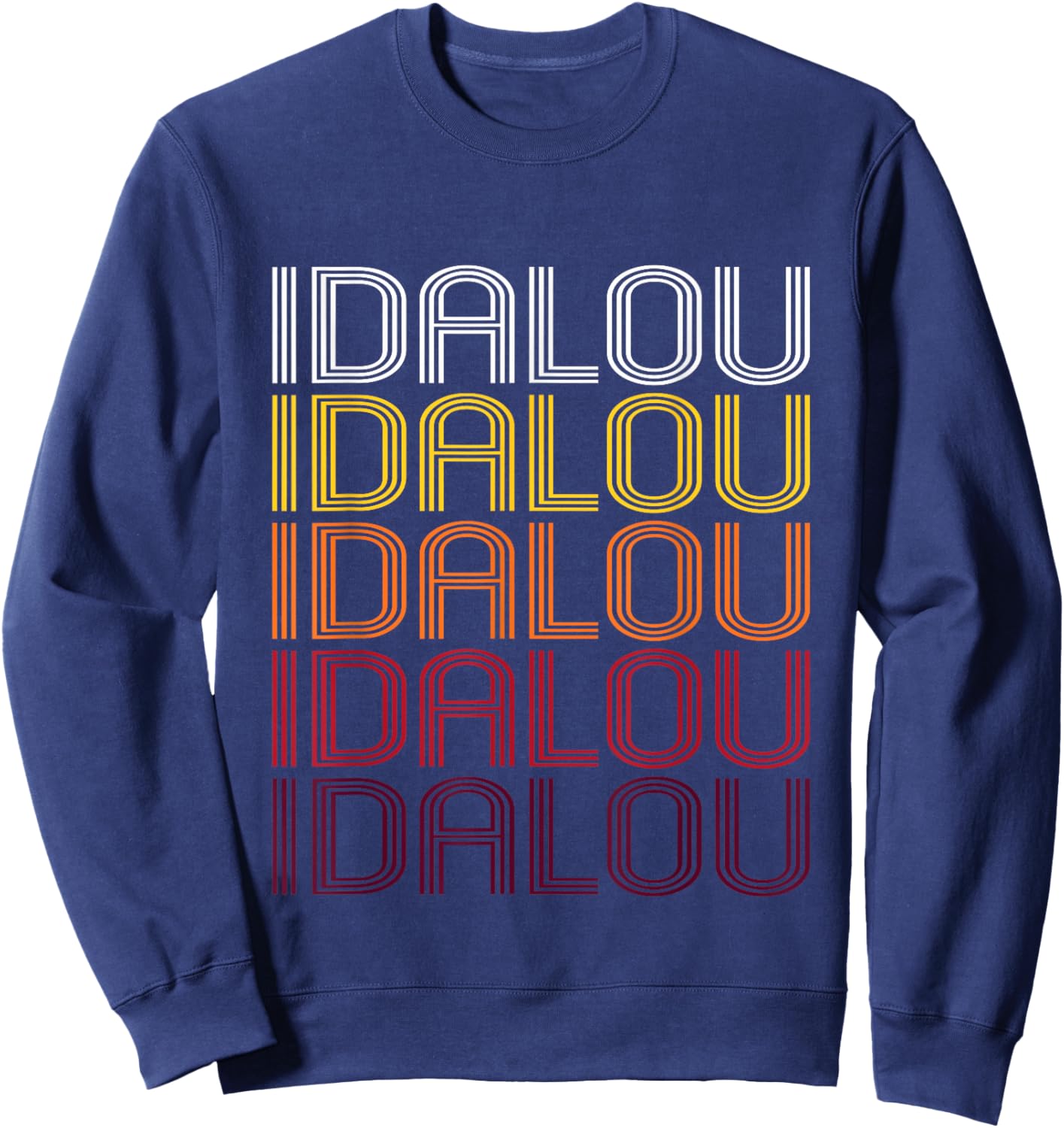 Idalou, TX | Vintage Style Texas Sweatshirt - Sweatshirt | Navy