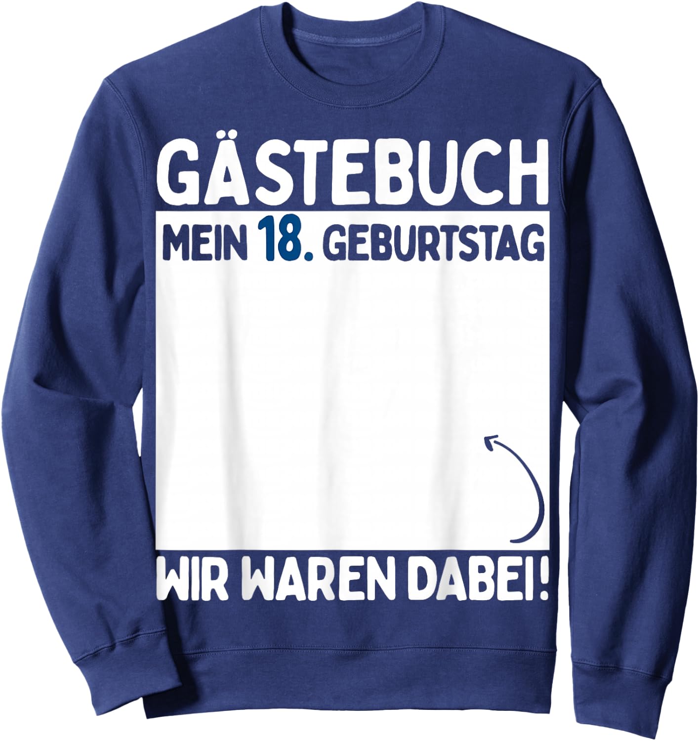 18th Birthday Boy Girl 18 Years 2006 Funny Gift , black Sweatshirt - Sweatshirt | Navy
