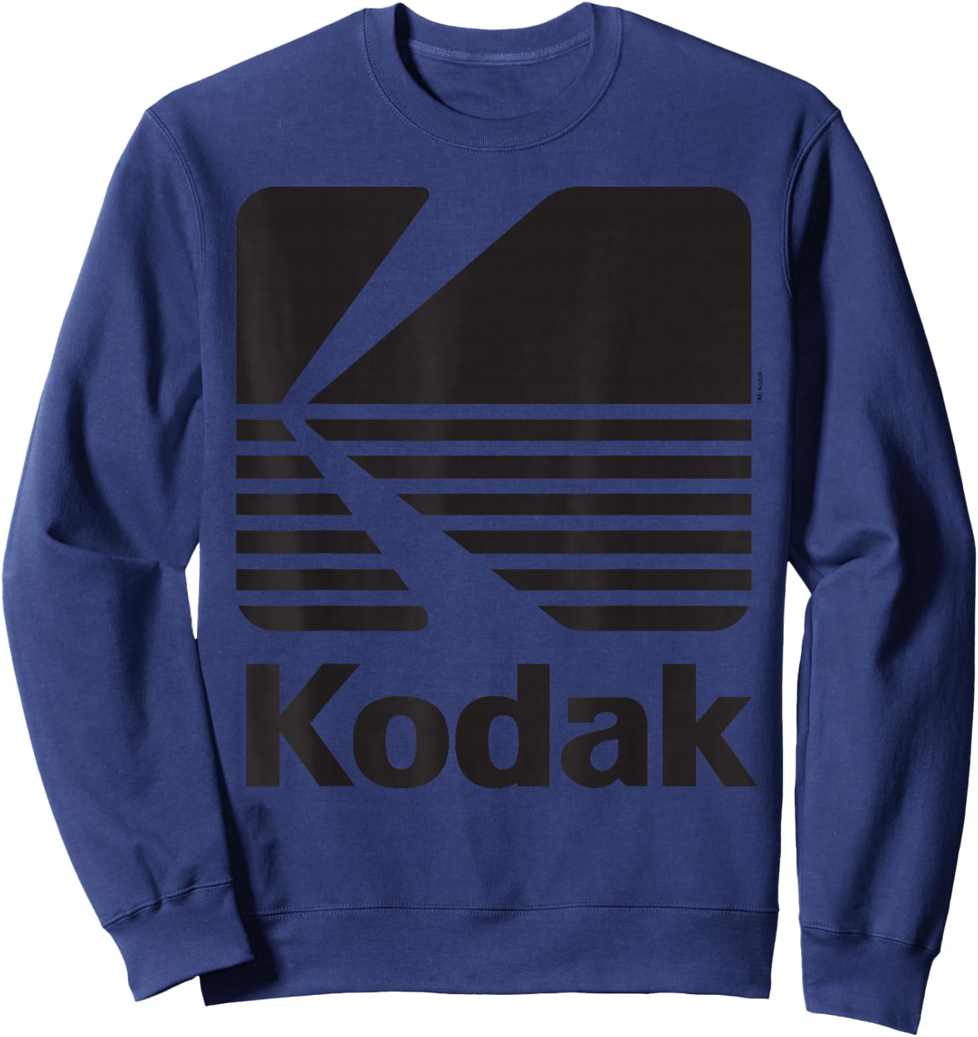 80s Vintage KODAK Logo - Black , grey, S Sweatshirt - Sweatshirt | Navy