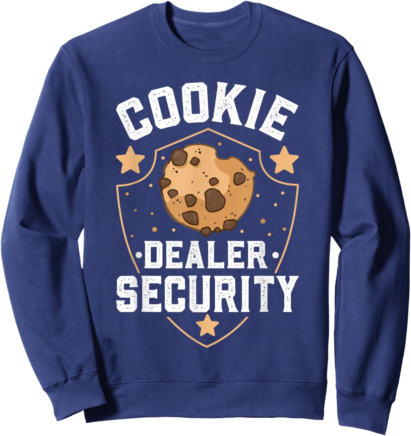 Cookie Dealer Gifts Cookie Dealer - -Adults, Kids - Black - Small - Short Sleeve Sweatshirt - Sweatshirt | Navy