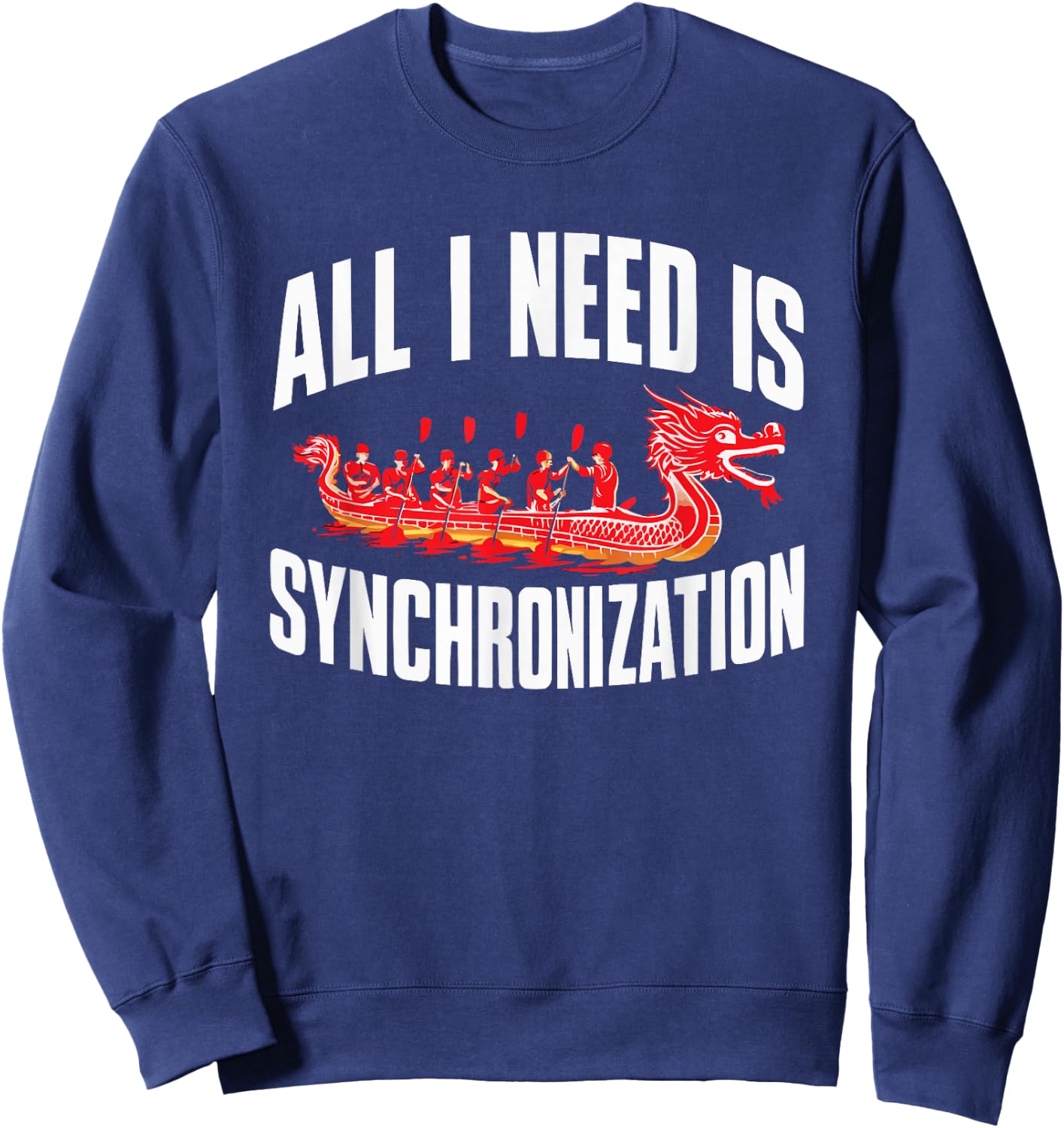 Dragon Boat Racing Paddler Dragonboating Dragonboat Sweatshirt - Sweatshirt | Navy
