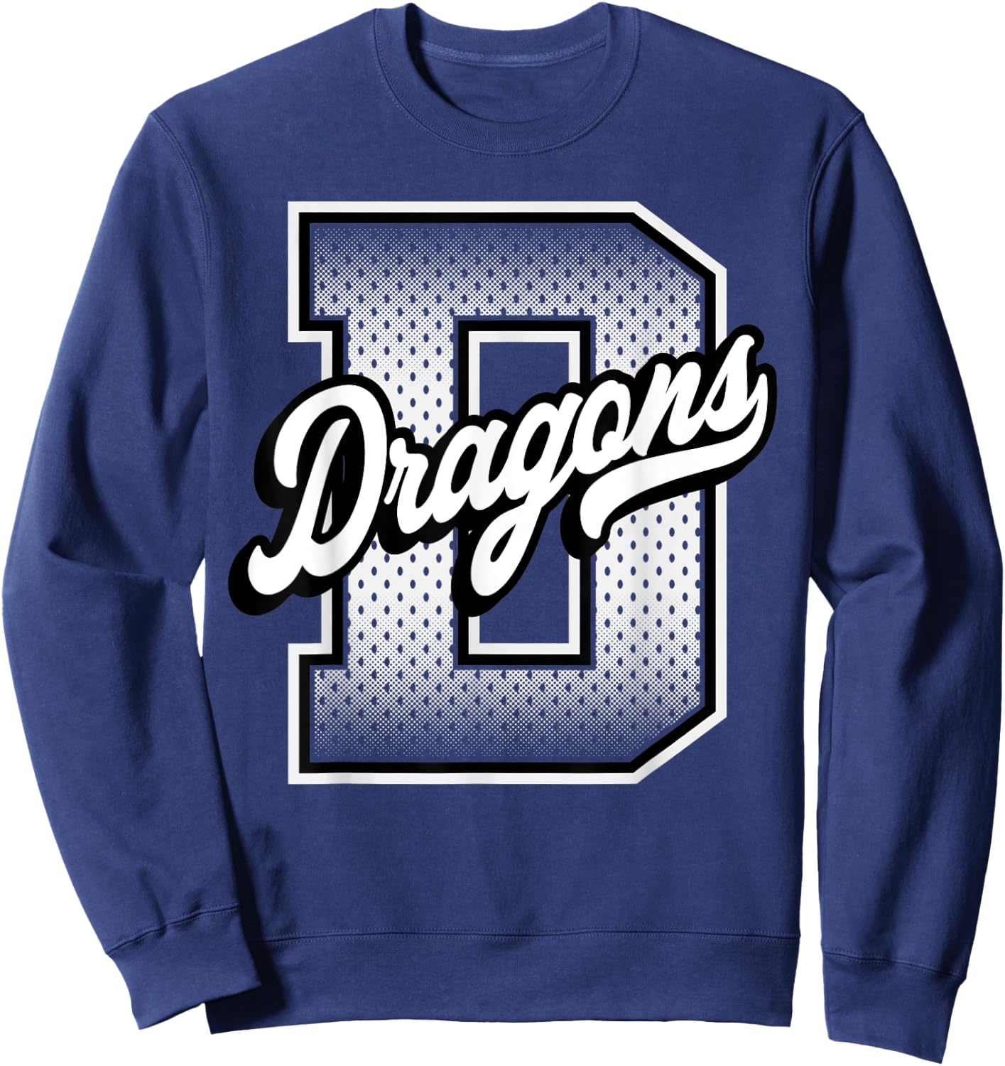 Dragons Football - Dragons Basketball - Dragons Baseball Sweatshirt - Sweatshirt | Navy