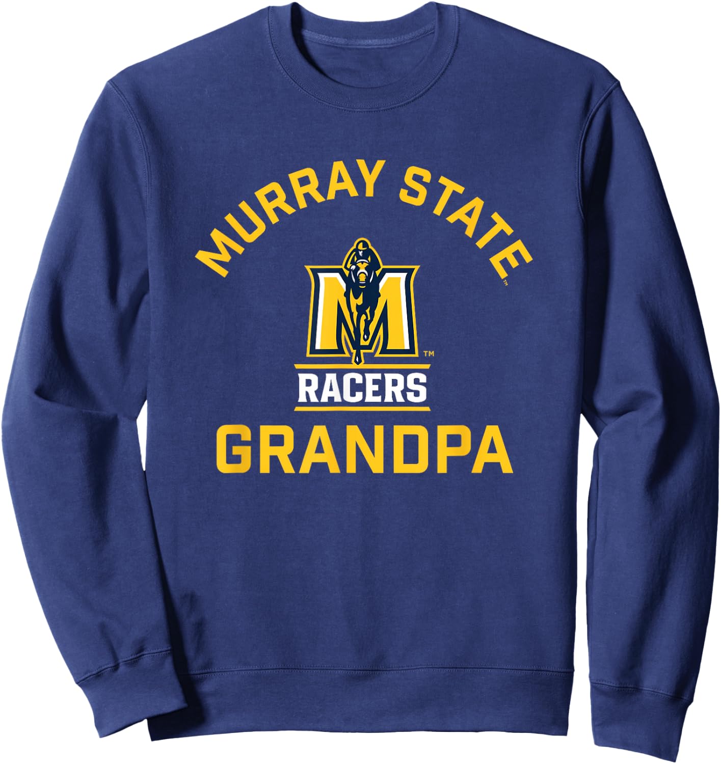 Murray State University Racers Arched Grandpa Sweatshirt - Sweatshirt | Navy