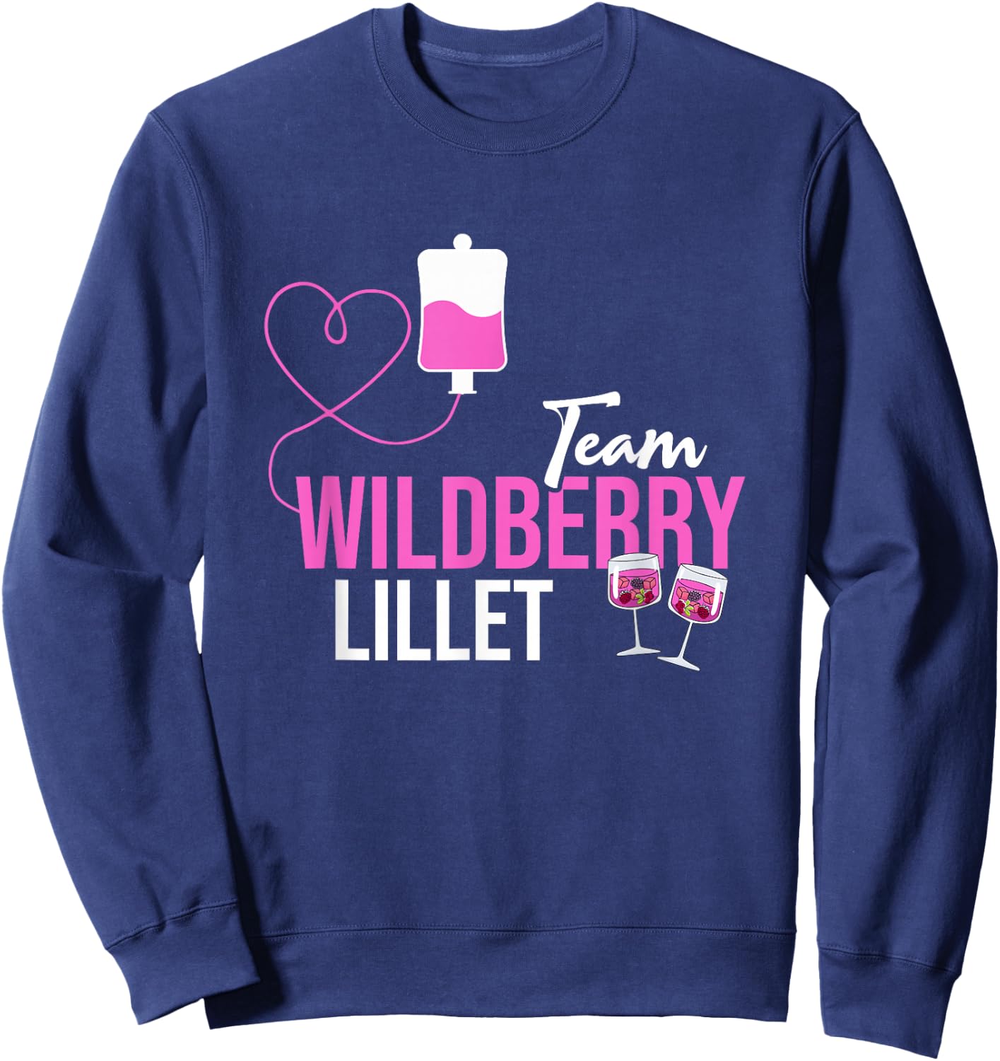Team Wildberry Lillet Früchte Cocktail Sommer Alkohol Sweatshirt - Sweatshirt | Navy