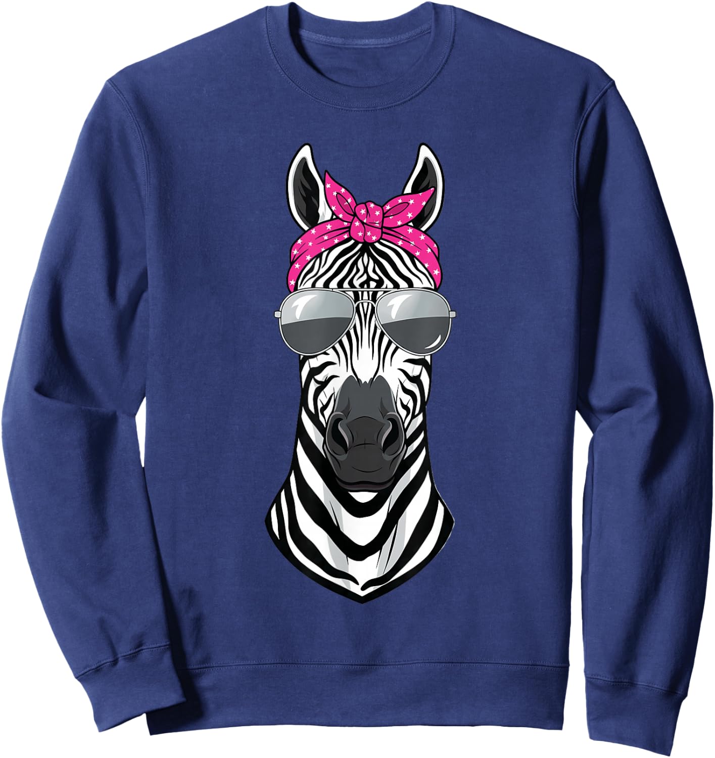 Zebra Sweatshirt - Sweatshirt | Navy