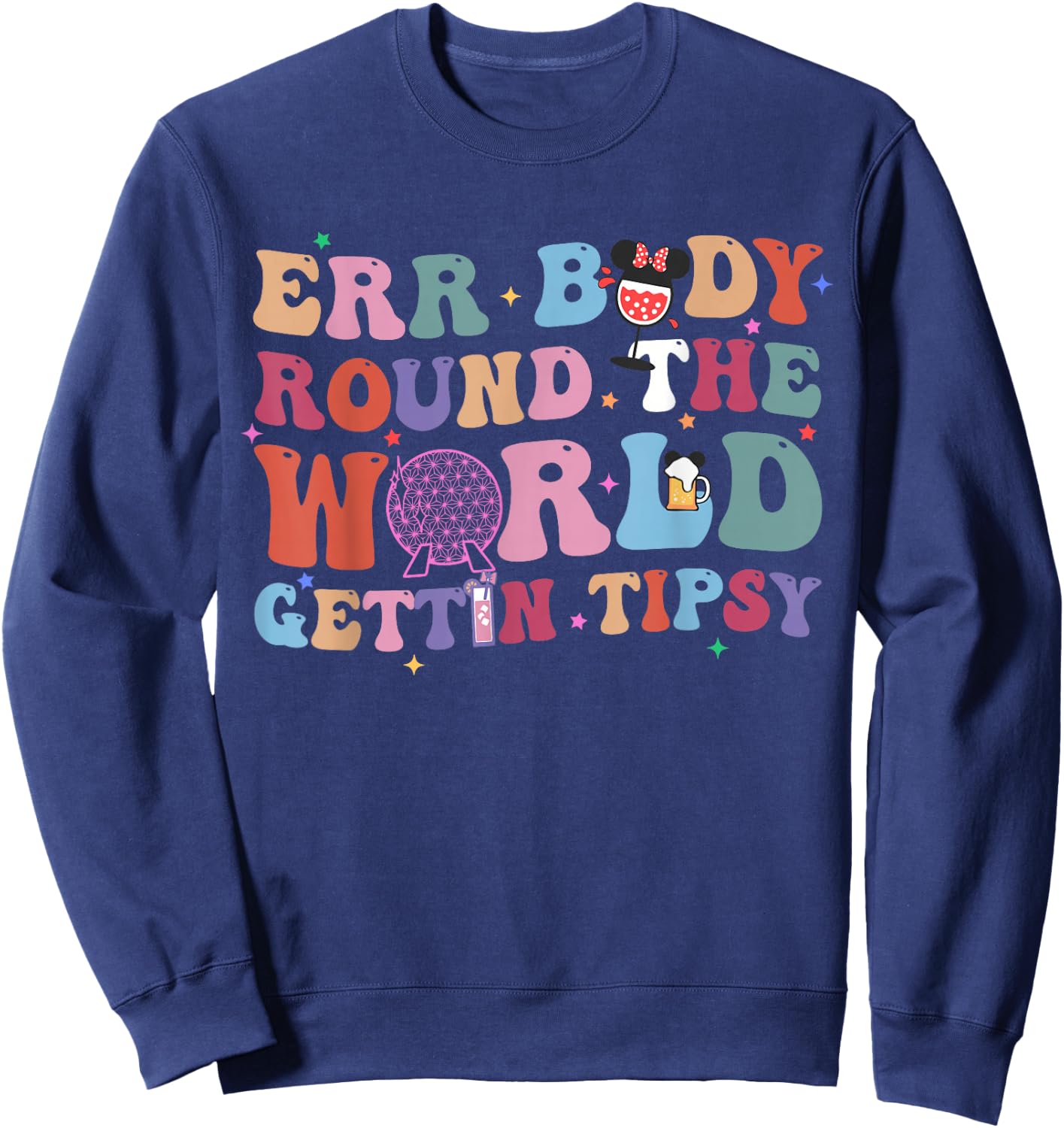 Adults Black Small Modern Round Collar Short Sleeve Sweatshirt - Sweatshirt | Navy
