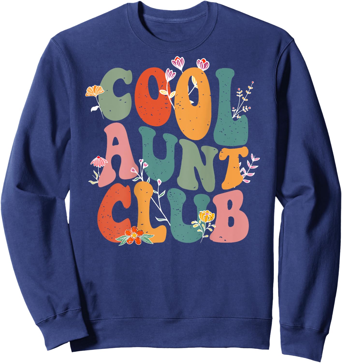 aunties club cool , Black, S Sweatshirt - Sweatshirt | Navy