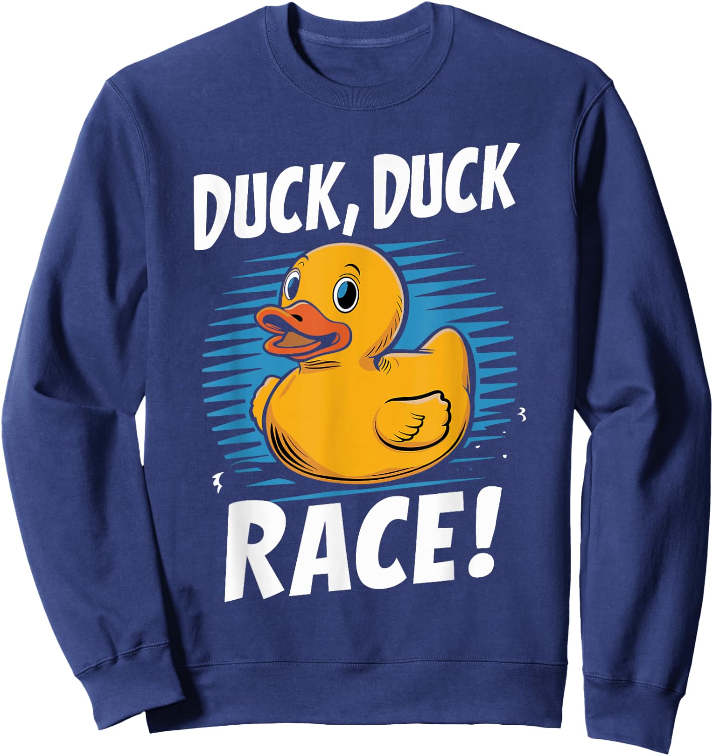Rubber Duck Racing Team Family Competition Race Sweatshirt - Sweatshirt | Navy