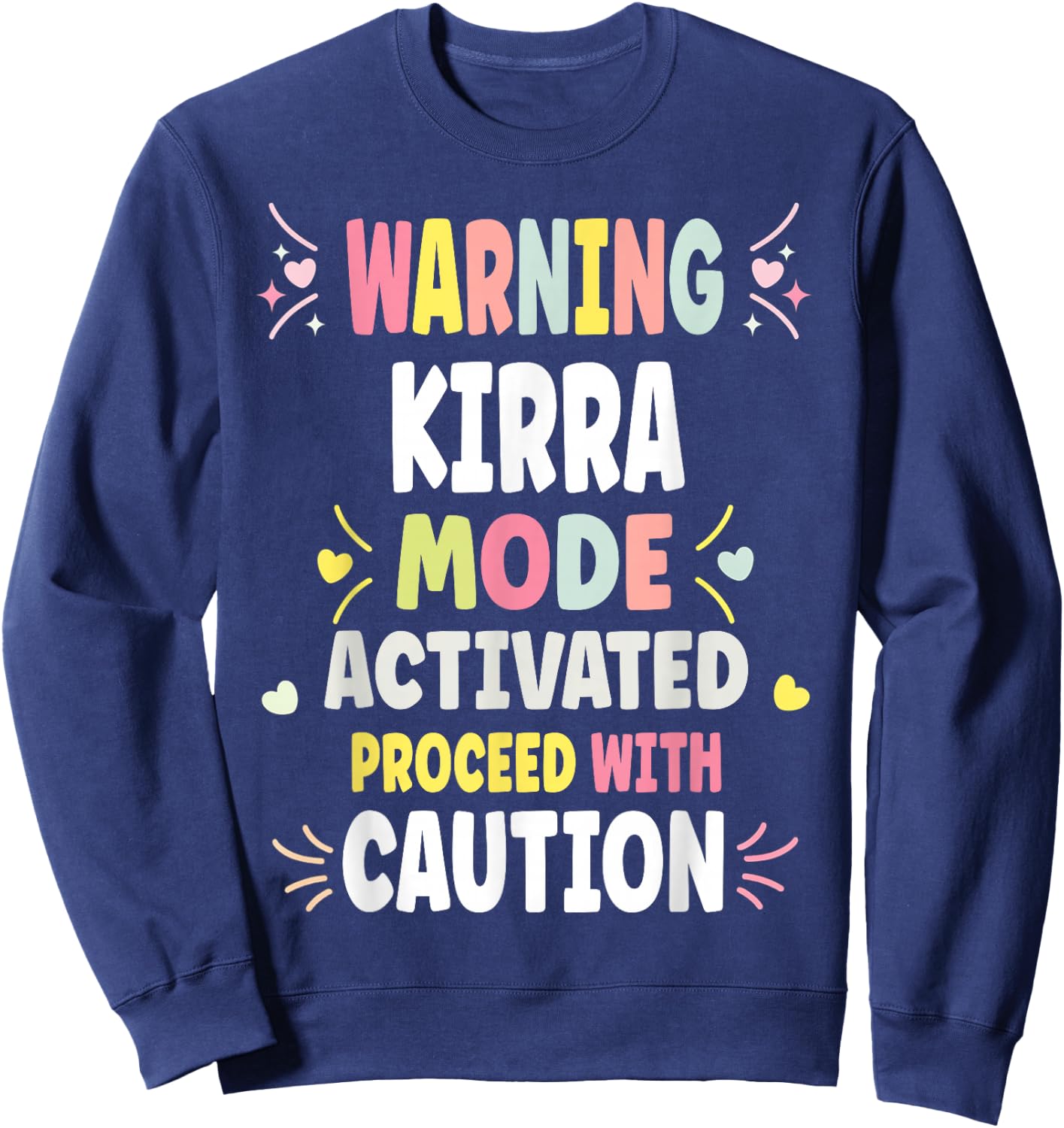 KIRRA Personalized Women's Gift Custom KIRRA Sweatshirt - Sweatshirt | Navy