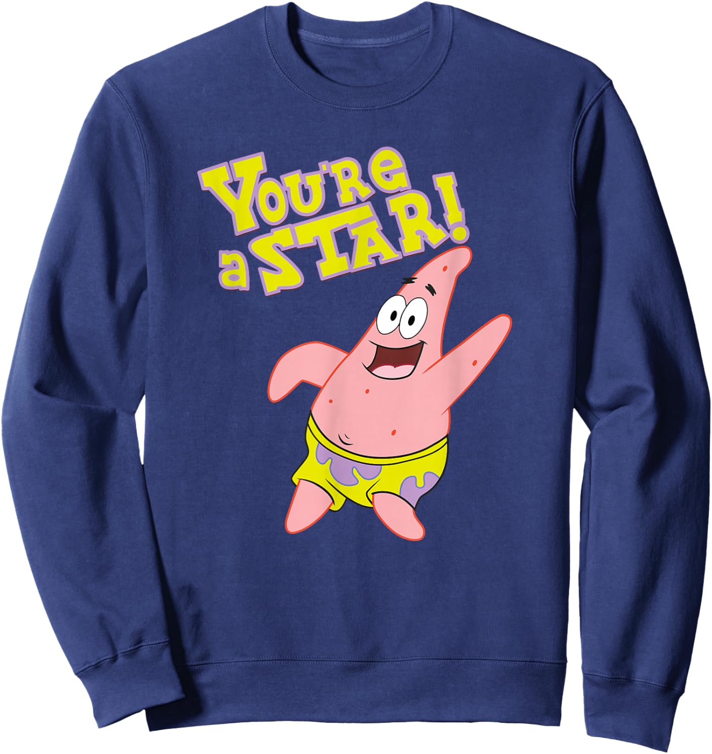 Patrick Star - You're a Star! Sweatshirt - Sweatshirt | Navy