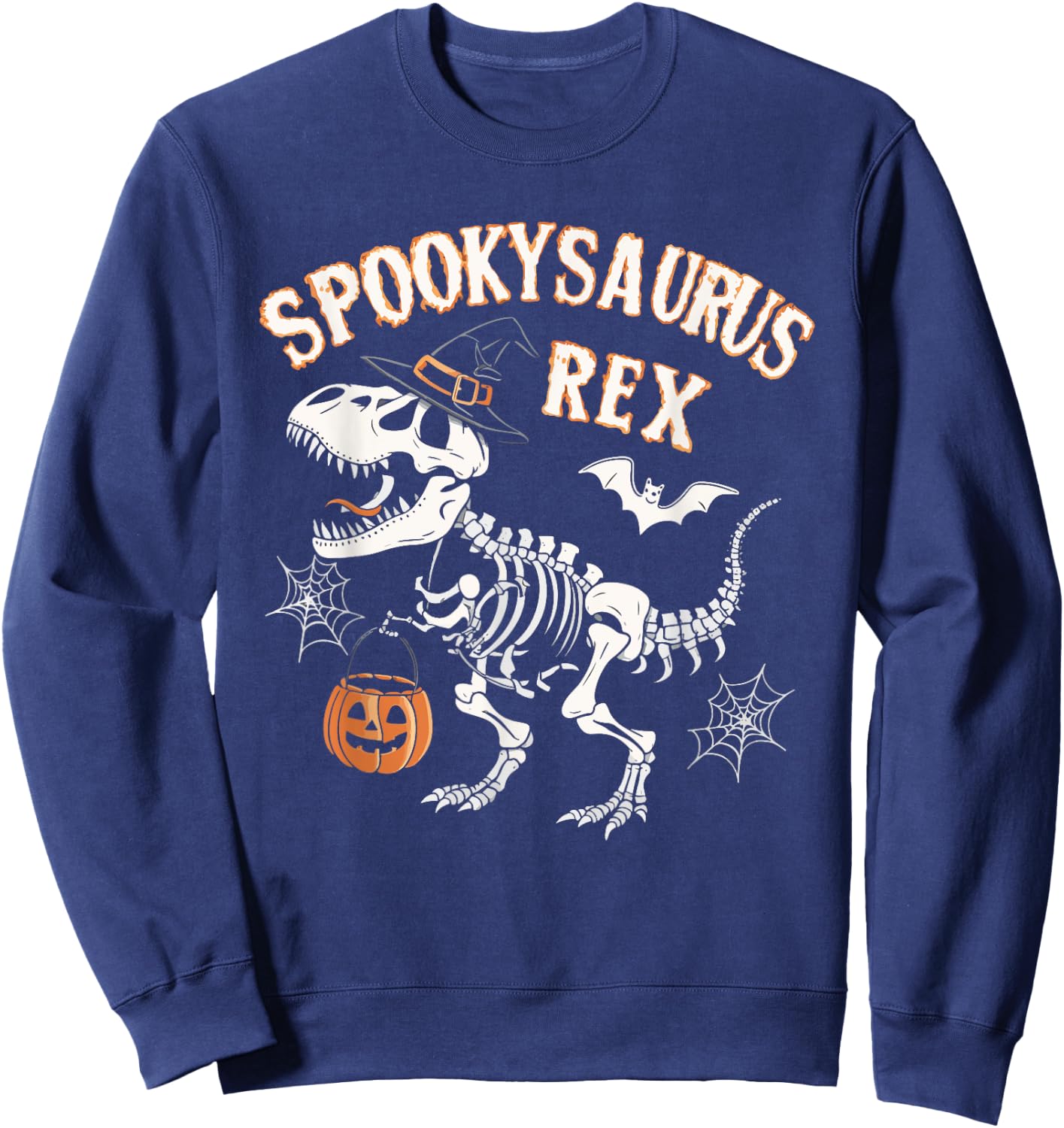 Spookysaurus Rex Sweatshirt - Sweatshirt | Navy