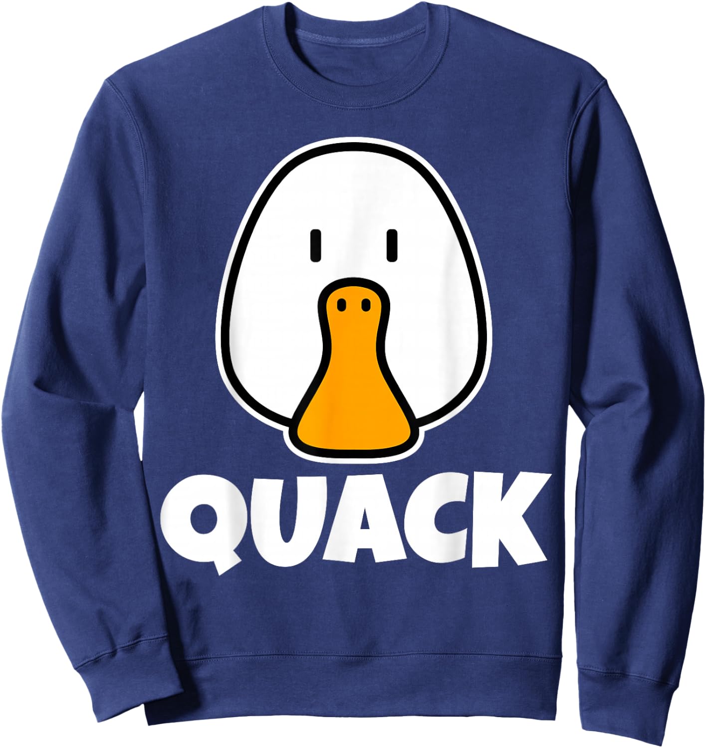 QUACK Ducks Stuff | Duck Lover Stuff | Kids Duck Sweatshirt - Sweatshirt | Navy