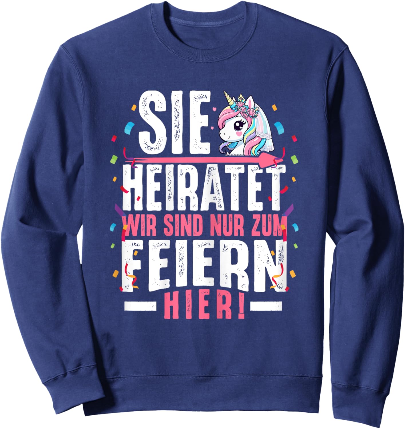 Hen Night Hen Party Hen Night , black Sweatshirt - Sweatshirt | Navy