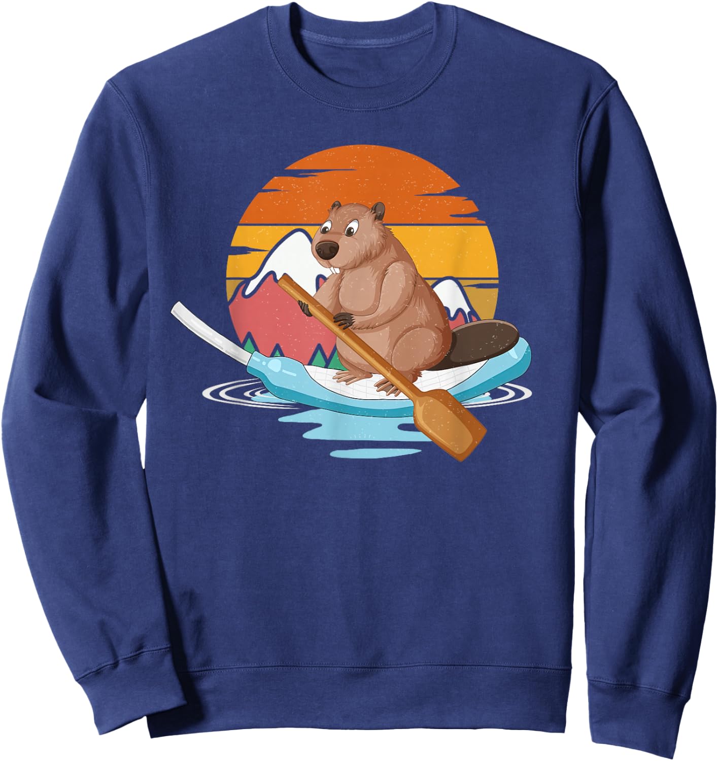Cooter Canoe Beaver Funny Nurse Life Nursing Medical Student Sweatshirt - Sweatshirt | Navy