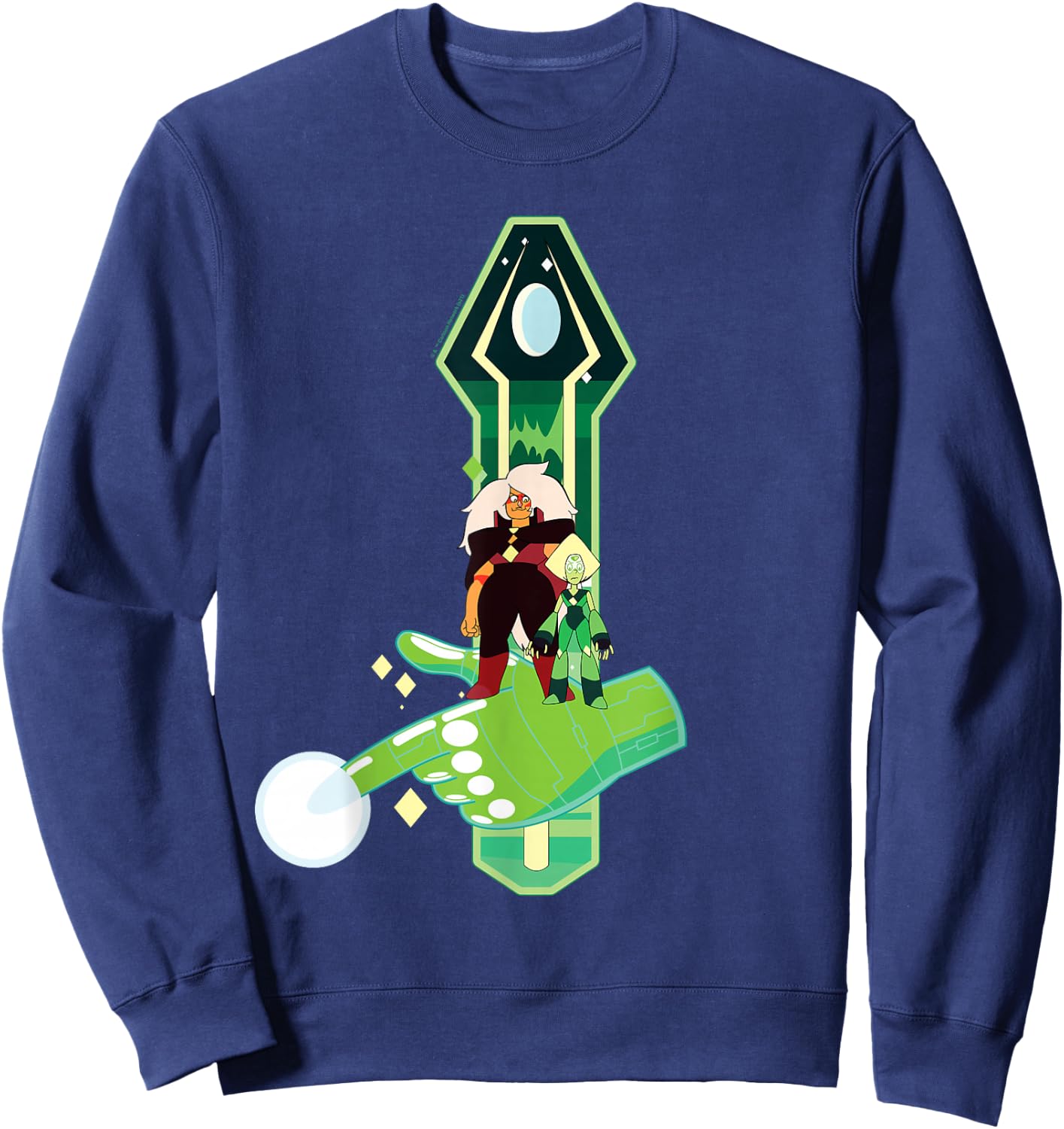 Steven Universe Peridot and Jasper Sweatshirt - Sweatshirt | Navy