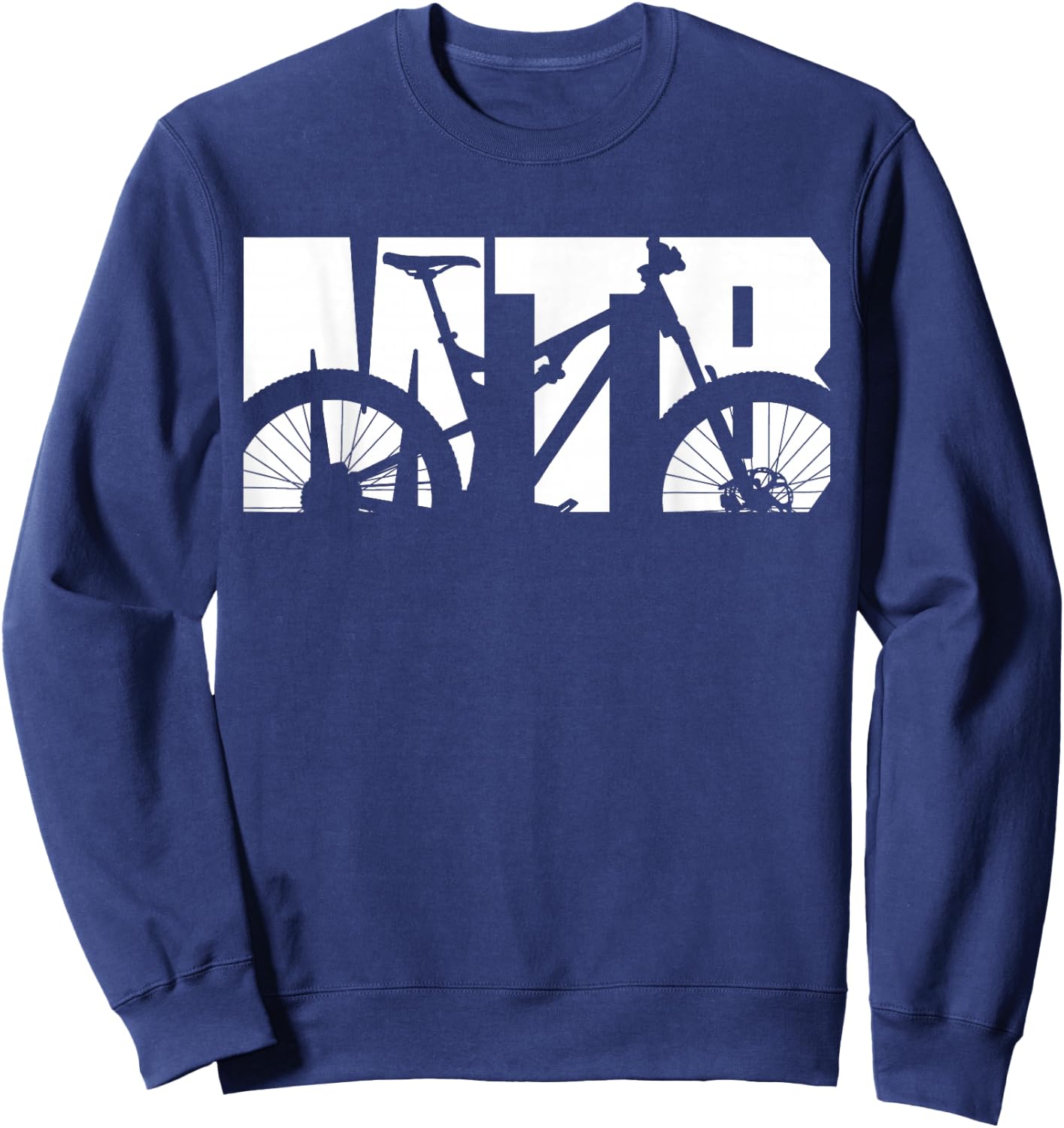 MTB Mountain Bike Shirt for Mountain Biker Sweatshirt - Sweatshirt | Navy