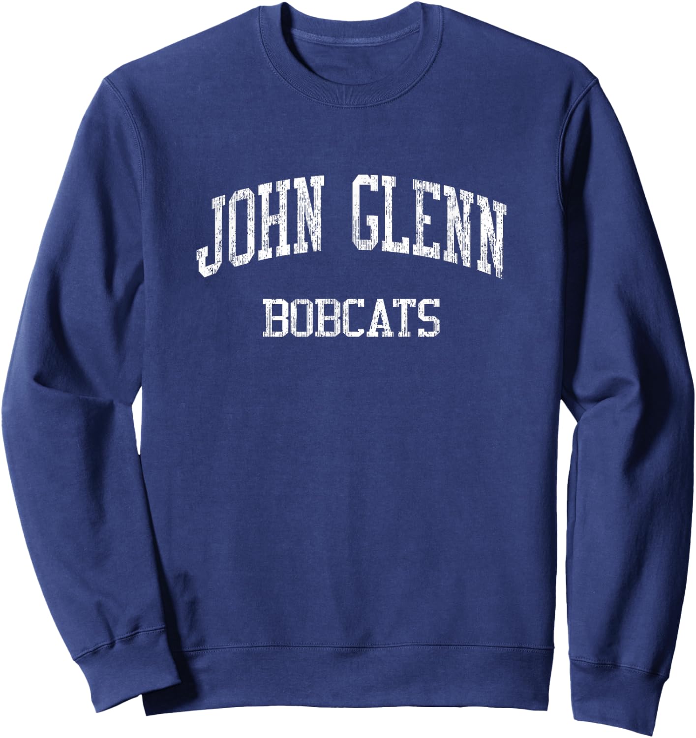 John Glenn High School HS Bay City MI Vintage Sports Sweatshirt - Sweatshirt | Navy