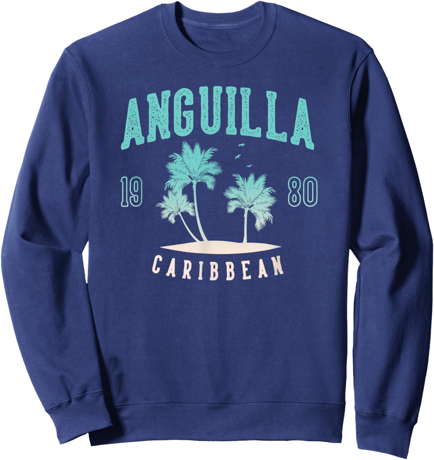 Anguilla Caribbean Sweatshirt - Sweatshirt | Navy
