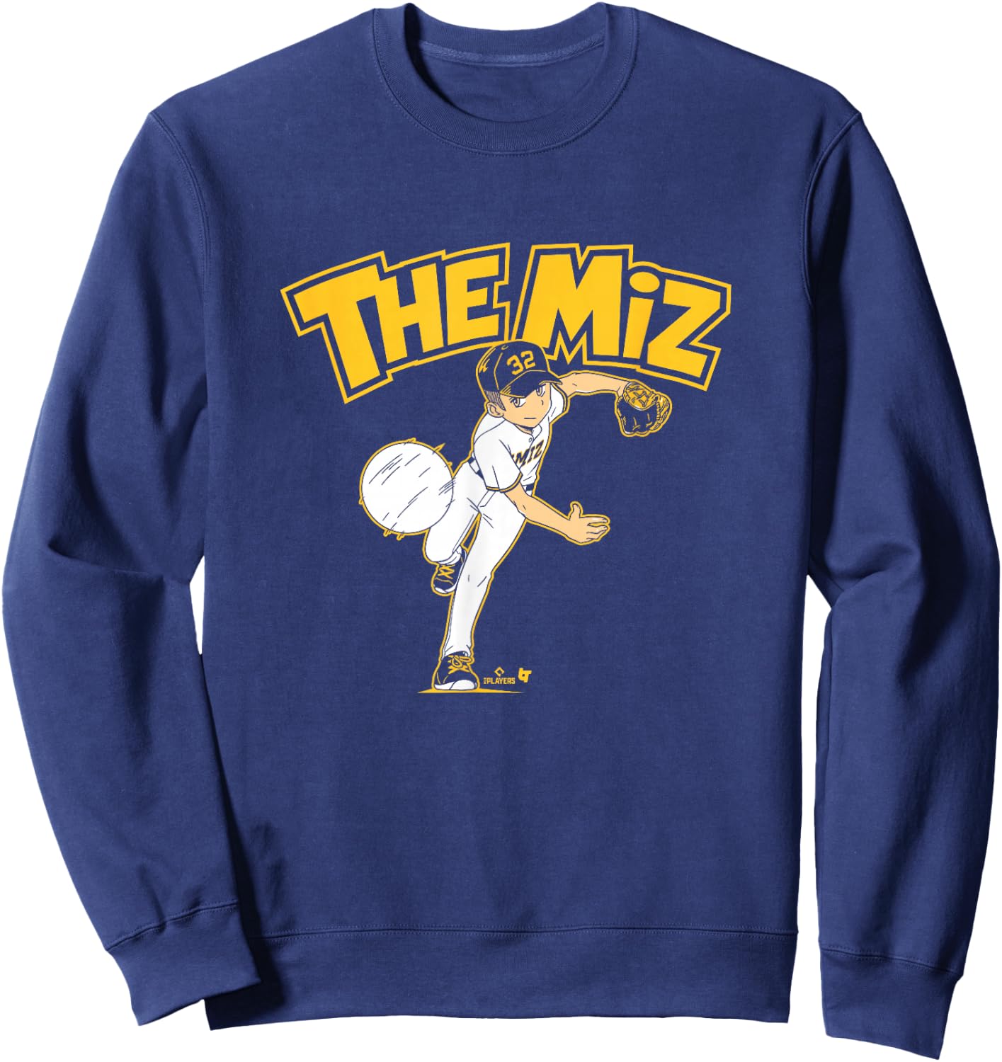 Jacob Misiorowski - Anime Miz - Milwaukee Baseball Sweatshirt - Sweatshirt | Navy