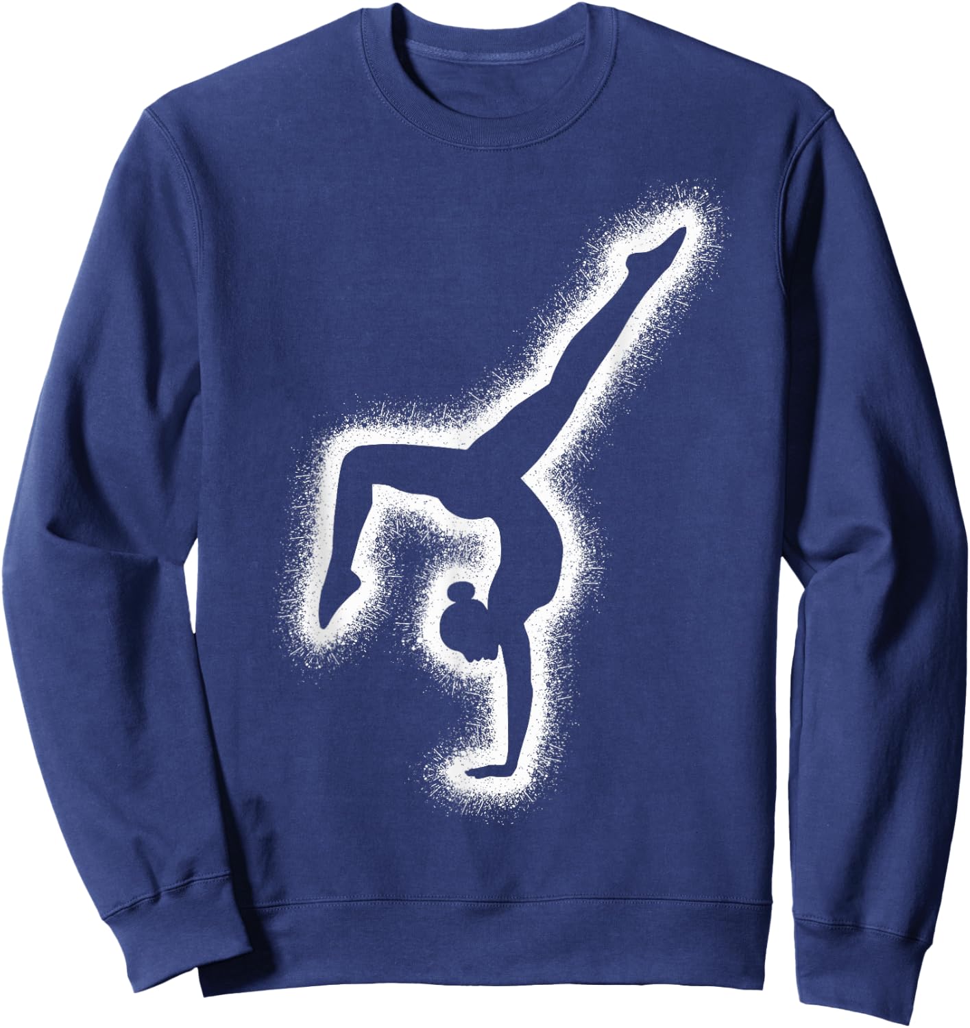 Gymnastics Handstand Girls Kids Gymnastics Women's , black Sweatshirt - Sweatshirt | Navy