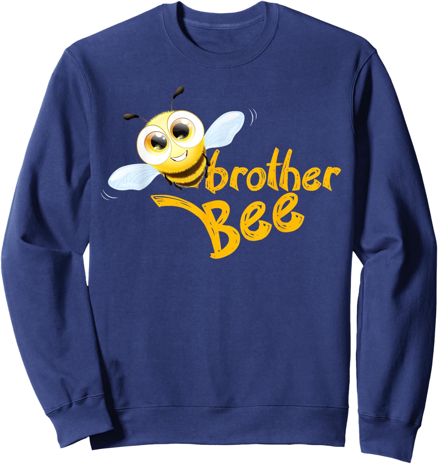 Brother Bee Family Matching Bro Present Brother Bee Sweatshirt - Sweatshirt | Navy