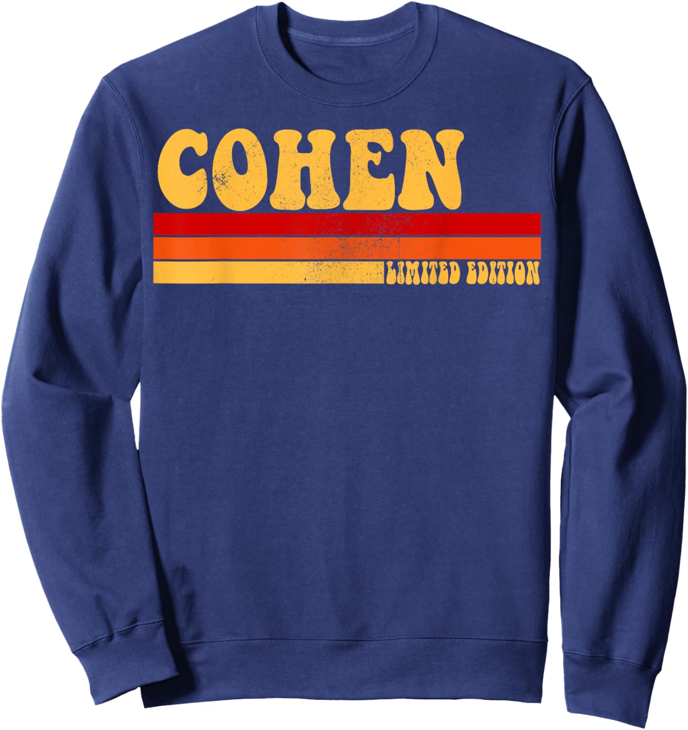 COHEN Name Personalized Idea Men Retro Vintage COHEN Sweatshirt - Sweatshirt | Navy