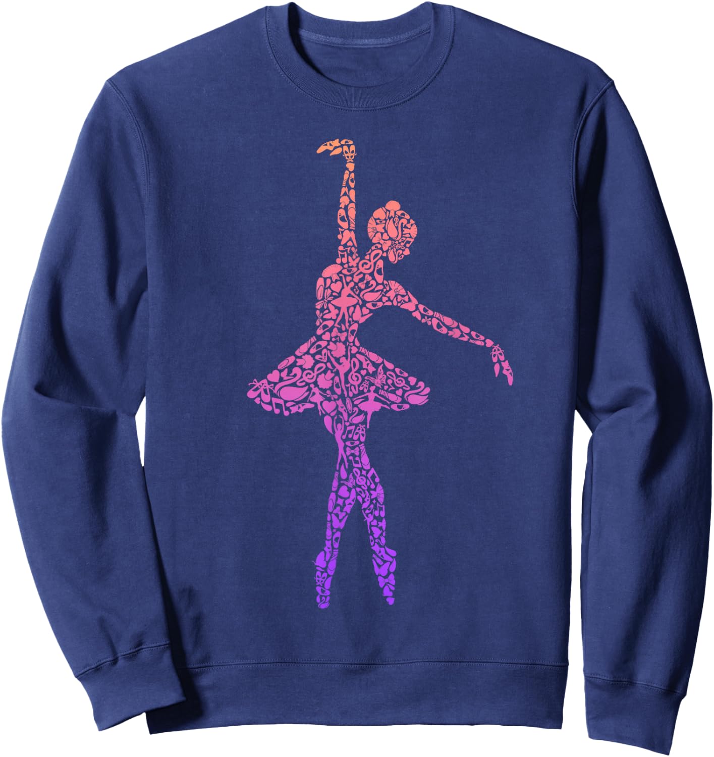 Balletttänzerin Ballerina Tanzen Mädchen Ballett Tänzerin Sweatshirt - Sweatshirt | Navy