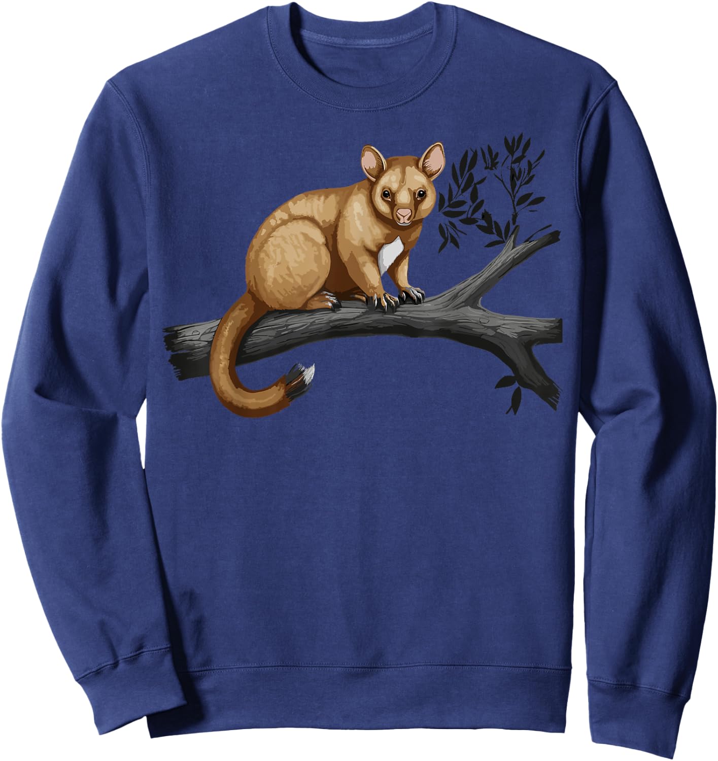 Tree Kangaroo Cub Australia Marsupial Outback Kangaroo Sweatshirt - Sweatshirt | Navy