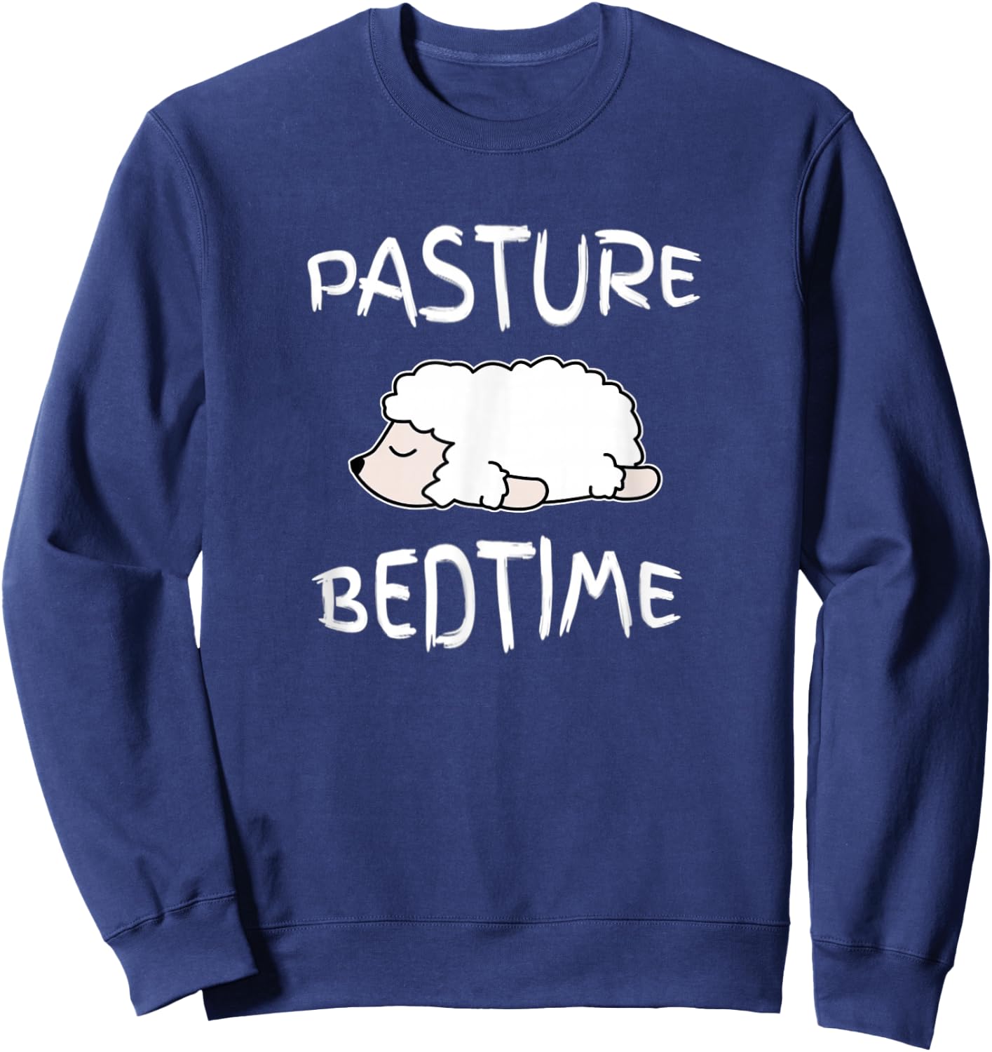 Lazy Sheep Pajamas Pasture Bedtime Pajama for Bedtime Sweatshirt - Sweatshirt | Navy