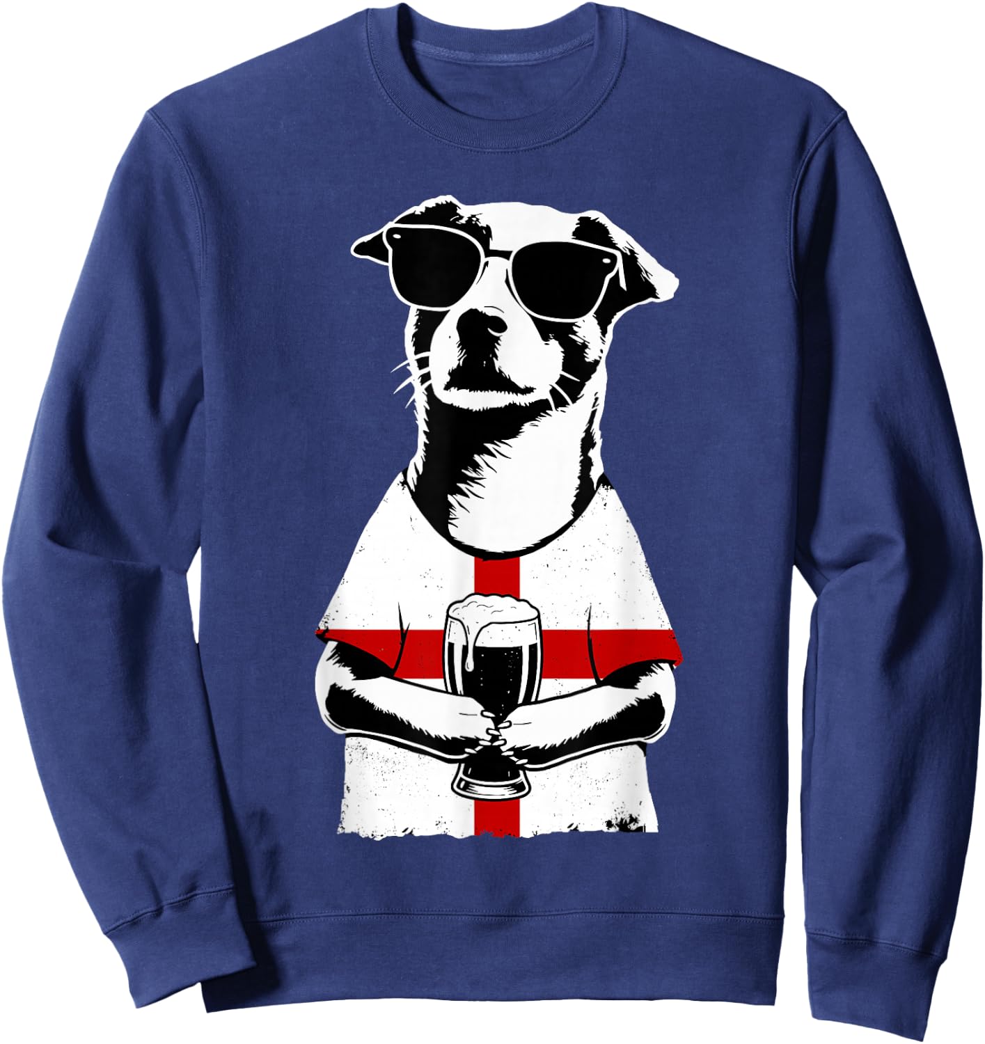 English Flag Men Women Kids England Sweatshirt - Sweatshirt | Navy