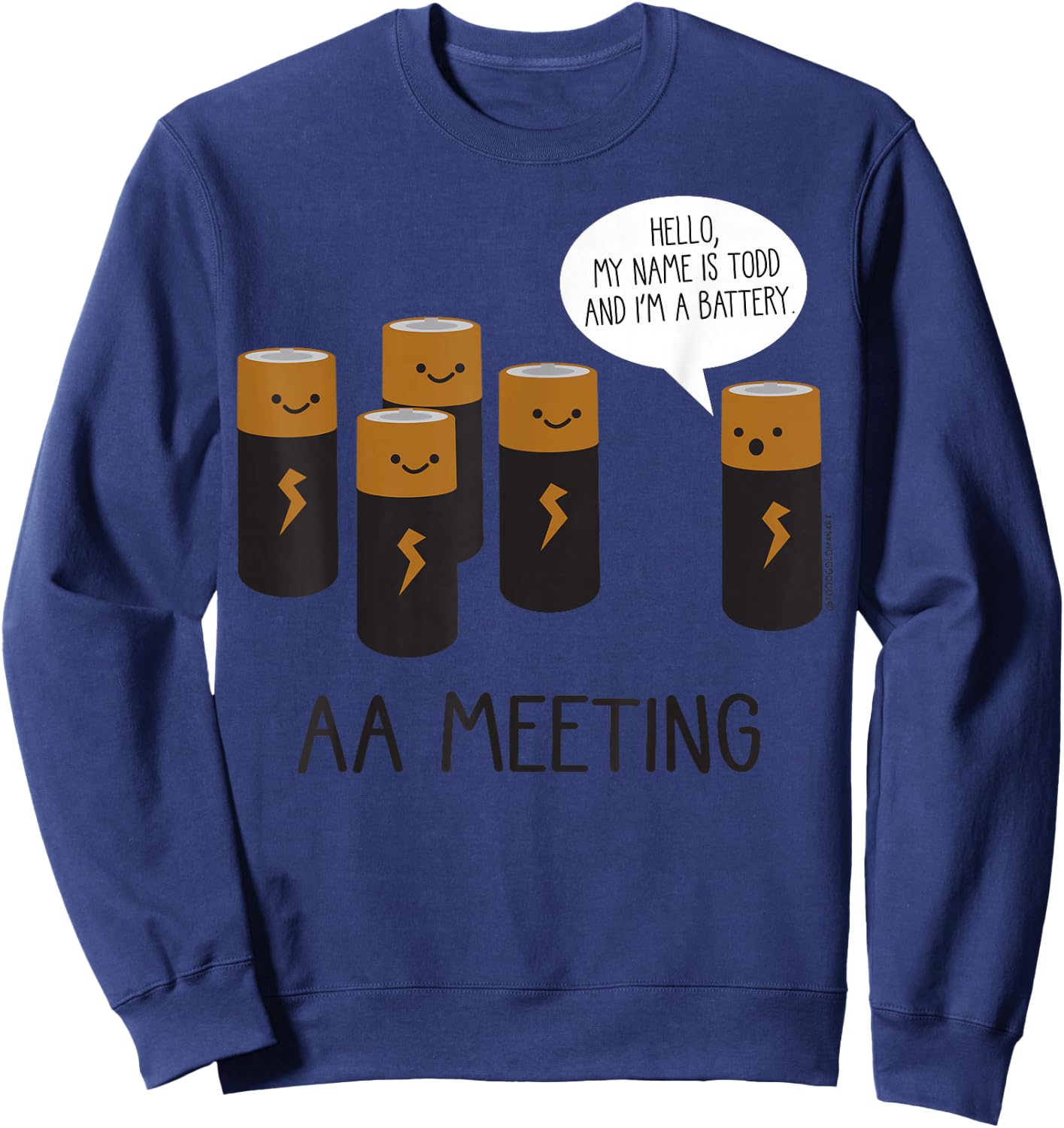 Aa Meeting Sweatshirt - Sweatshirt | Navy