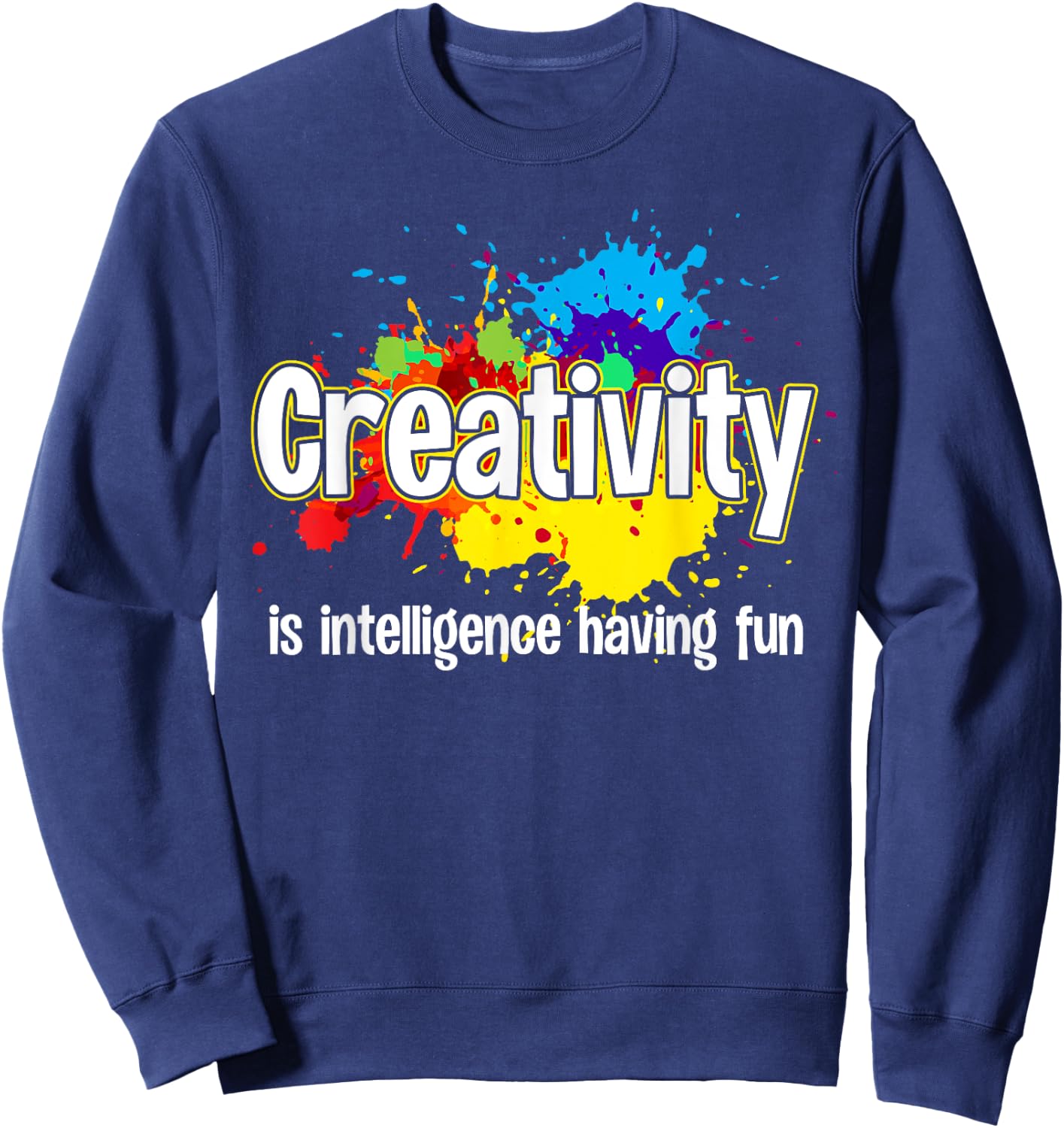 Artist Art Women Creative Drawing Teacher Creativity Sweatshirt - Sweatshirt | Navy