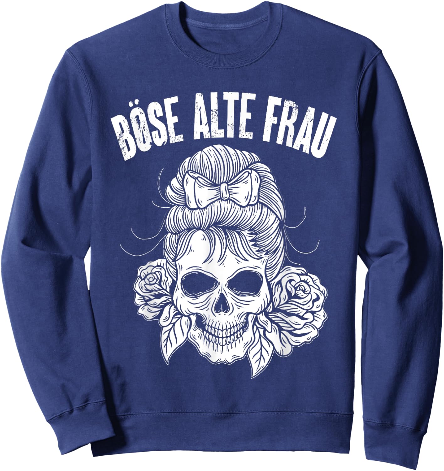 Böse Alte Frau Sweatshirt - Sweatshirt | Navy