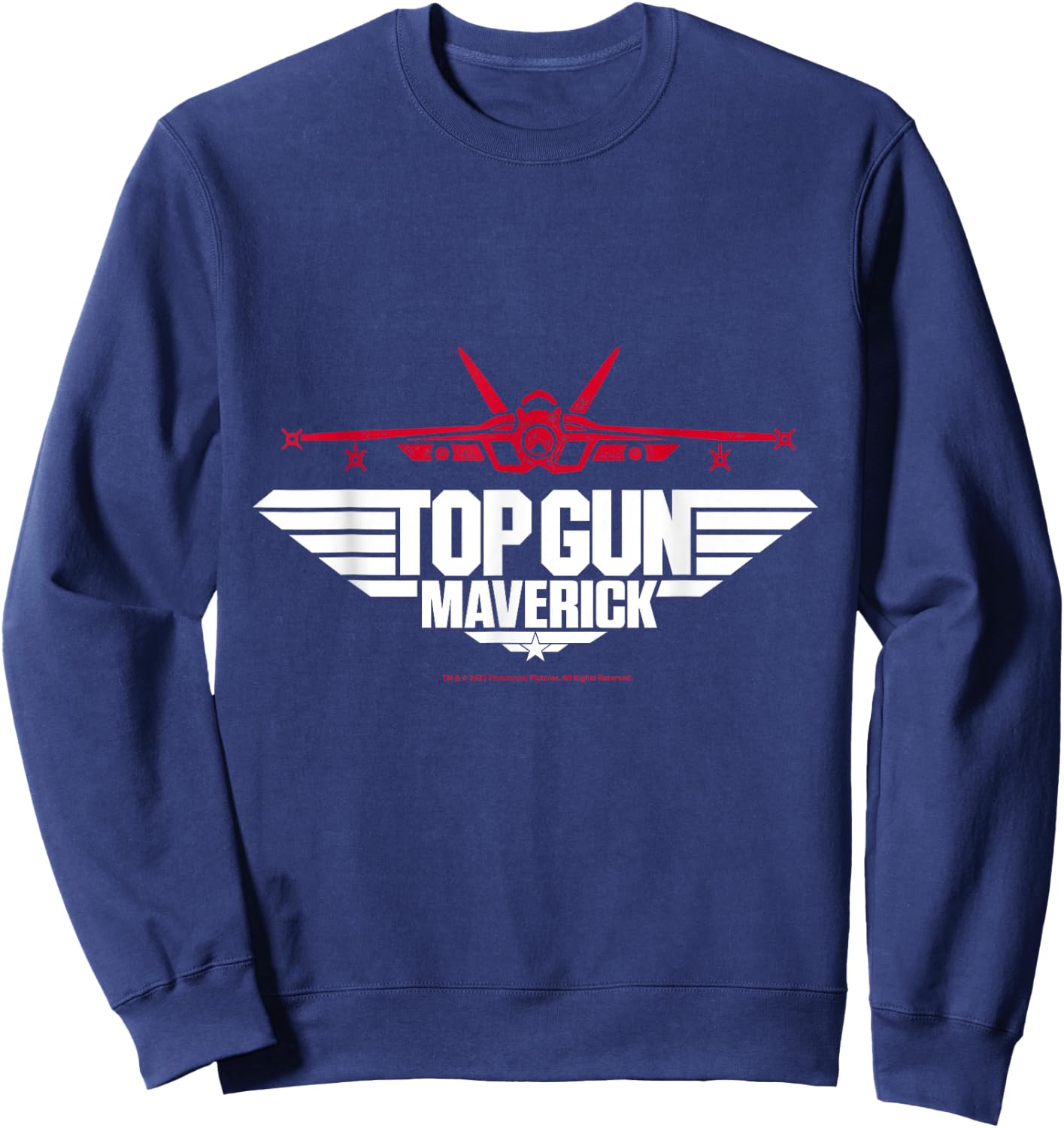 Top Gun Maverick Kampfjet Sweatshirt - Sweatshirt | Navy