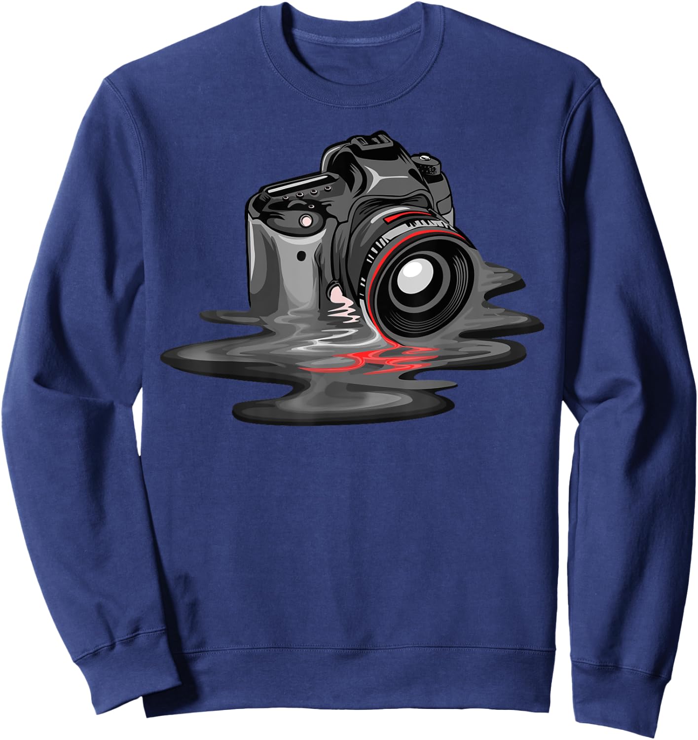 Funny Camera Gift Photographers Men Women Photography Sweatshirt - Sweatshirt | Navy