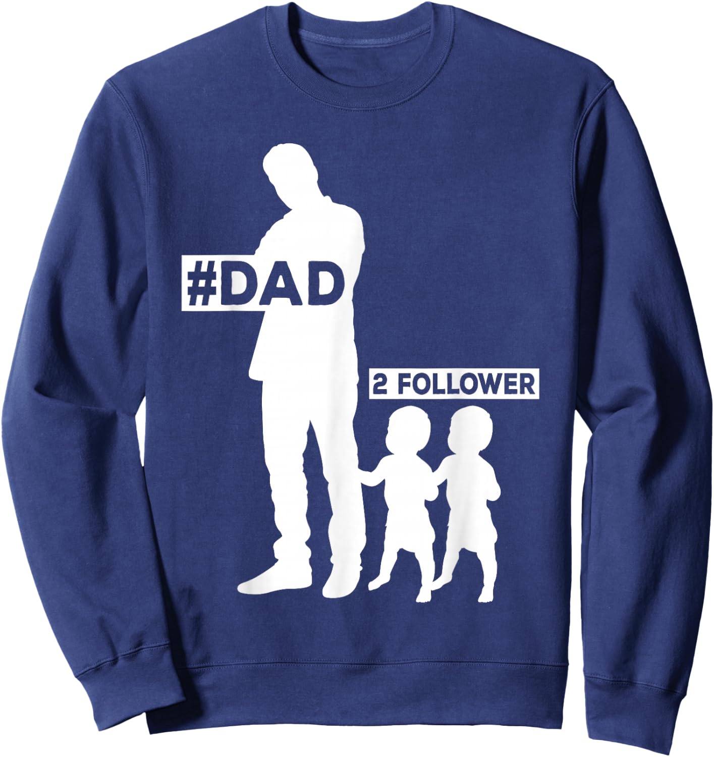 Zwillinge Zwillingspapa Vater Papa Zwillinge Vatertag Sweatshirt - Sweatshirt | Navy