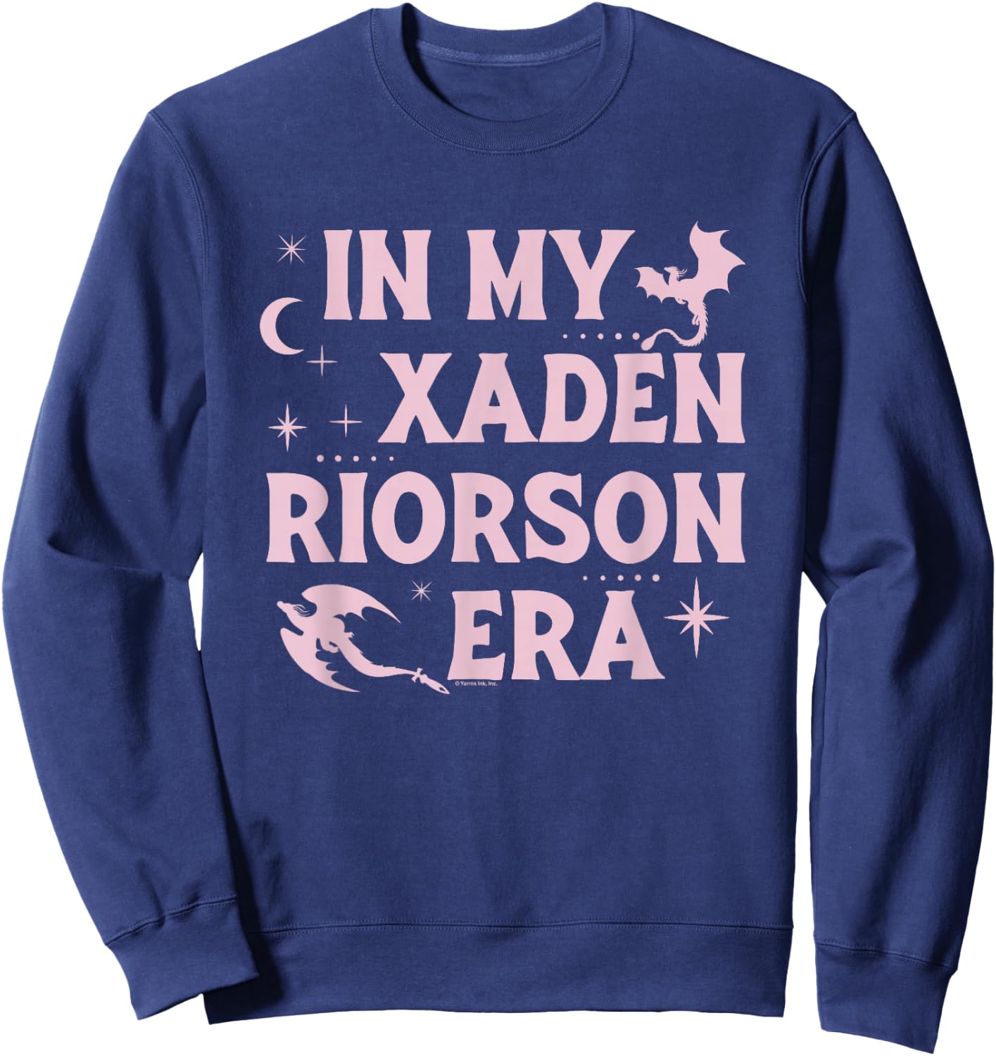 Fourth Wing The Empyrean in My Xaden Riorson Era Sweatshirt - Sweatshirt | Navy