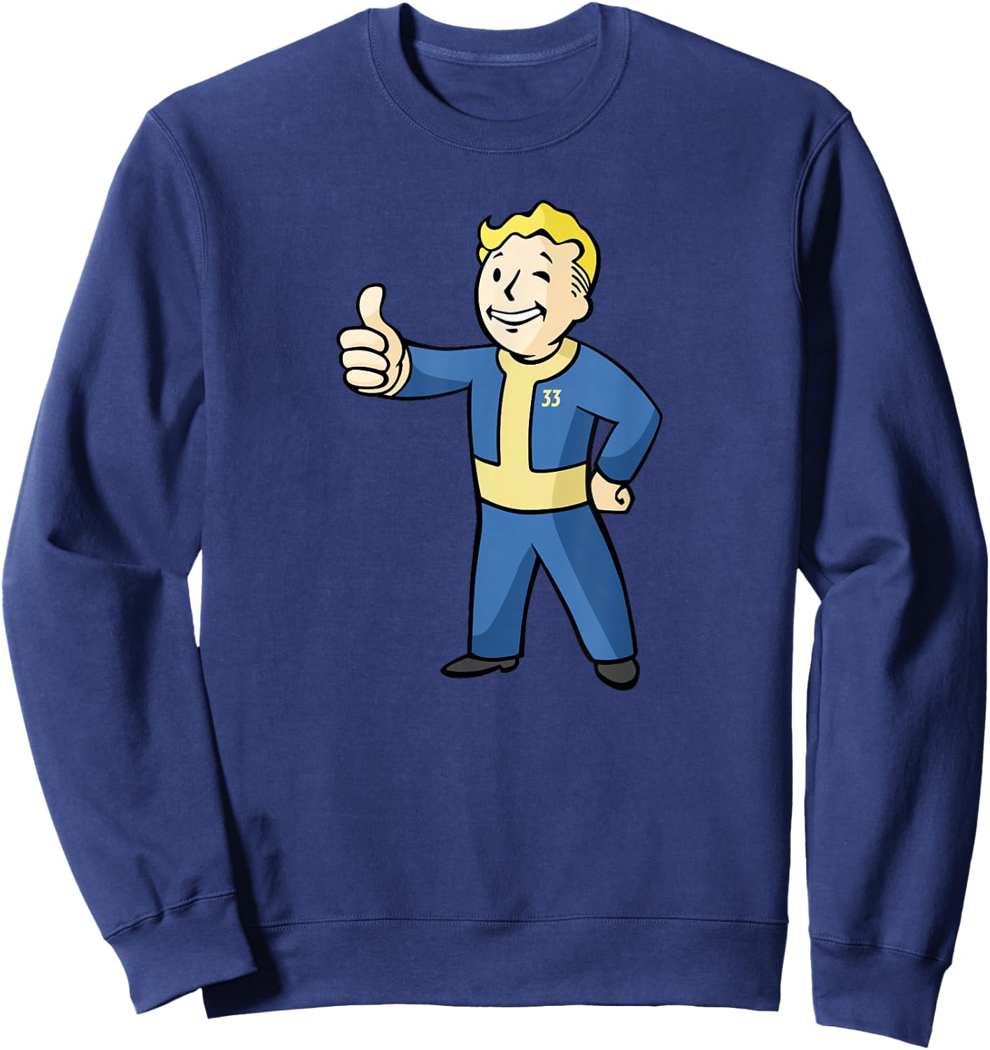 Fallout - Vault Boy , black Sweatshirt - Sweatshirt | Navy