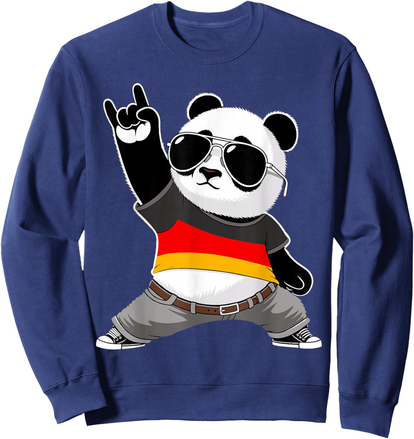 Deutschlandflagge Herren Damen Kinder Deutschland Sweatshirt - Sweatshirt | Navy