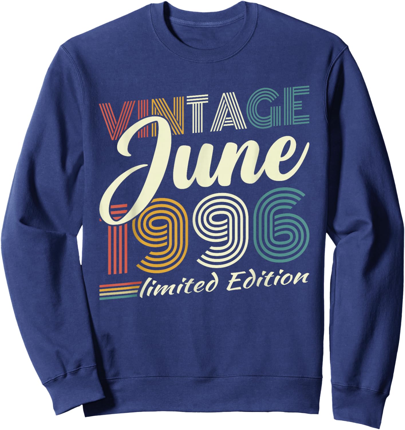 Vintage Juin 1996 Cadeau Anniversaire 30 Ans Hommes Femmes Sweatshirt - Sweatshirt | Navy
