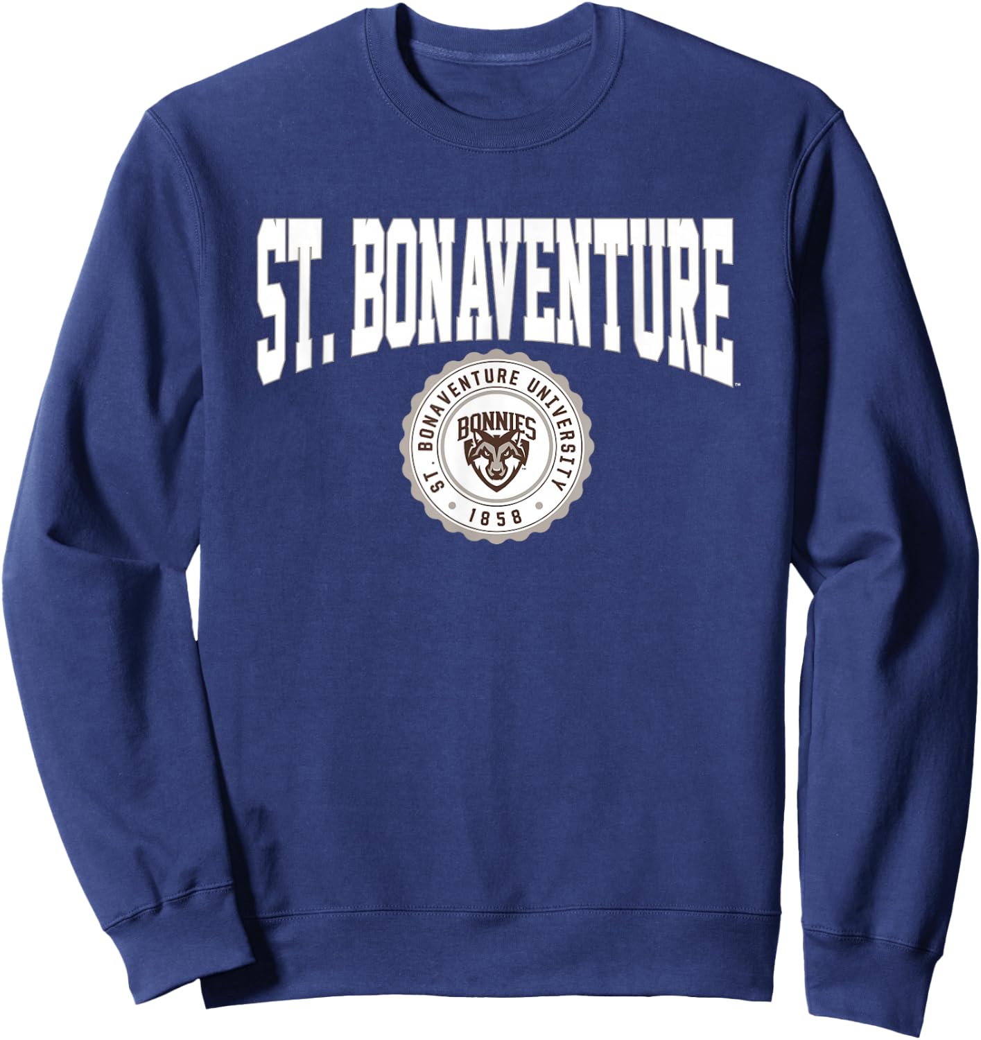 St. Bonaventure University Bonnies Collegiate Seal Sweatshirt - Sweatshirt | Navy