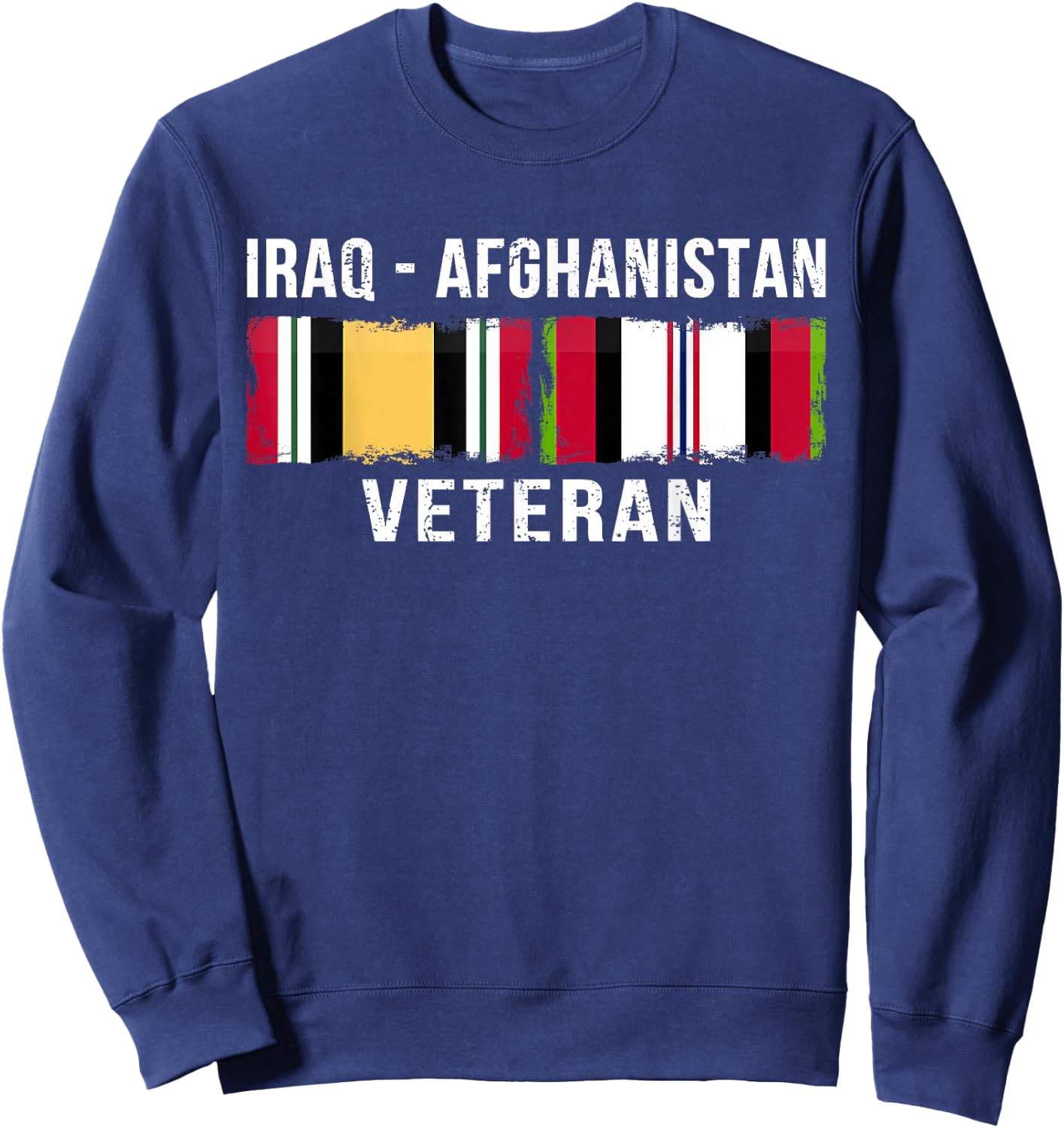 Afghanistan Flag Vintage Outfit Vintage Irag Afghanistan Veteran Gift - -Adults, Black, 3XL, Short Sleeve, Classic Fit, Cotton 60% Polyester 40% Sweatshirt - Sweatshirt | Navy