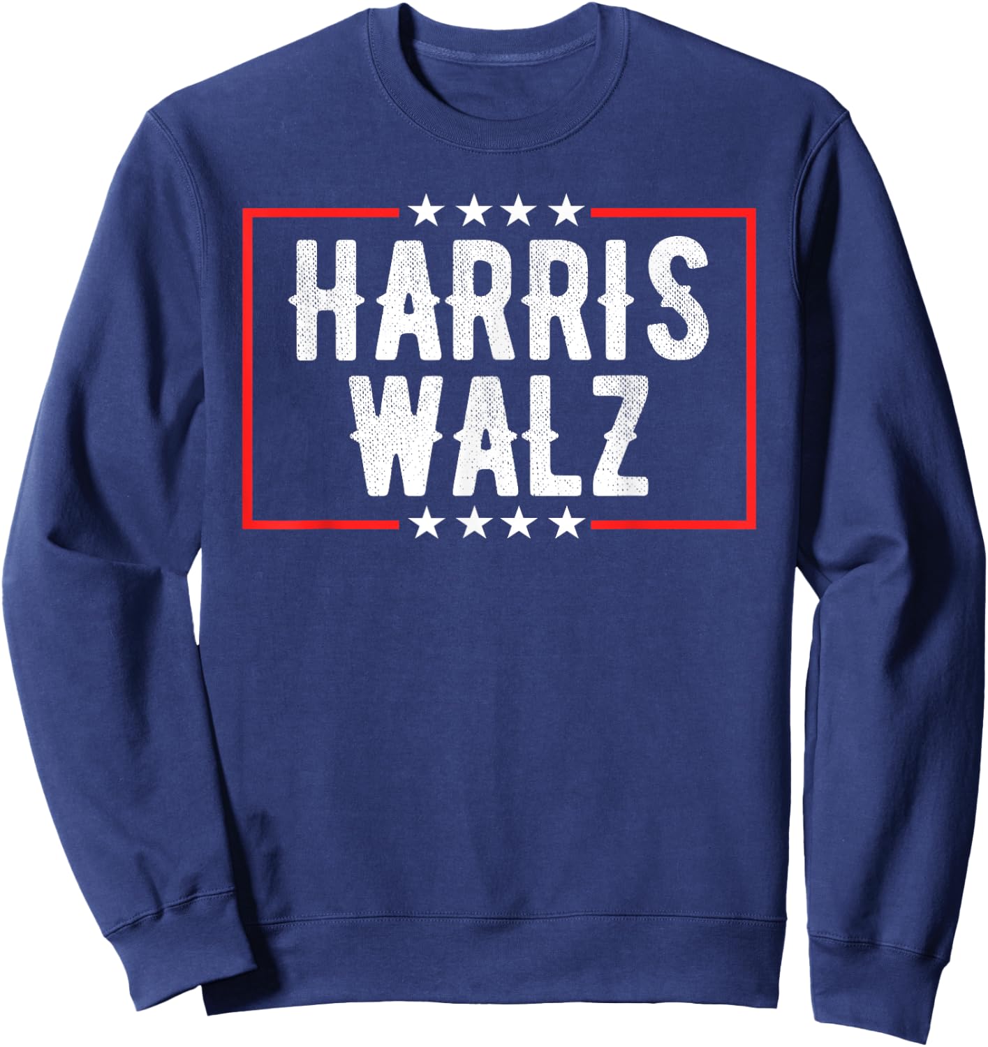 Blue Harris Walz 2024 Harris Waltz 2024 Sweatshirt - Sweatshirt | Navy