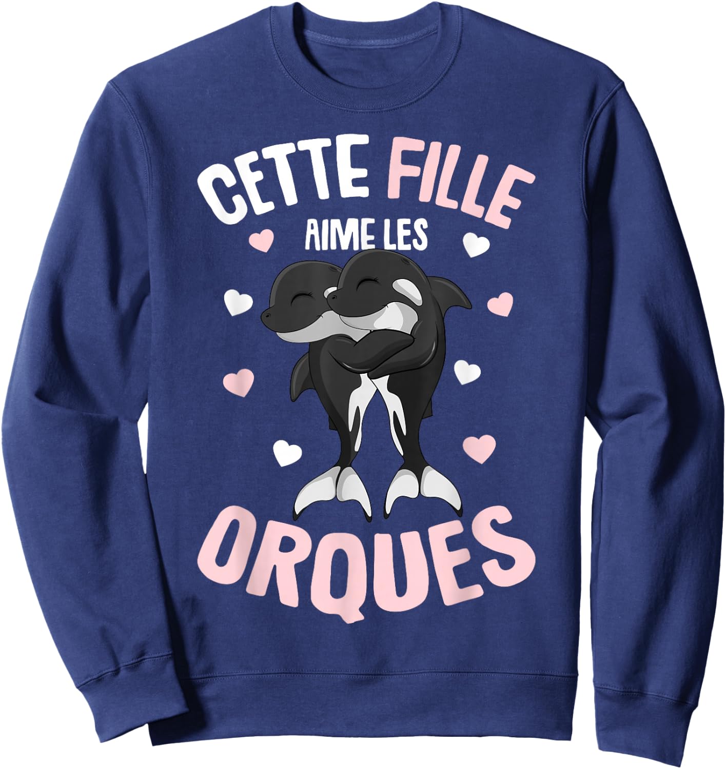This Girl Loves Orcs Woman Child Orc , Black, S Sweatshirt - Sweatshirt | Navy